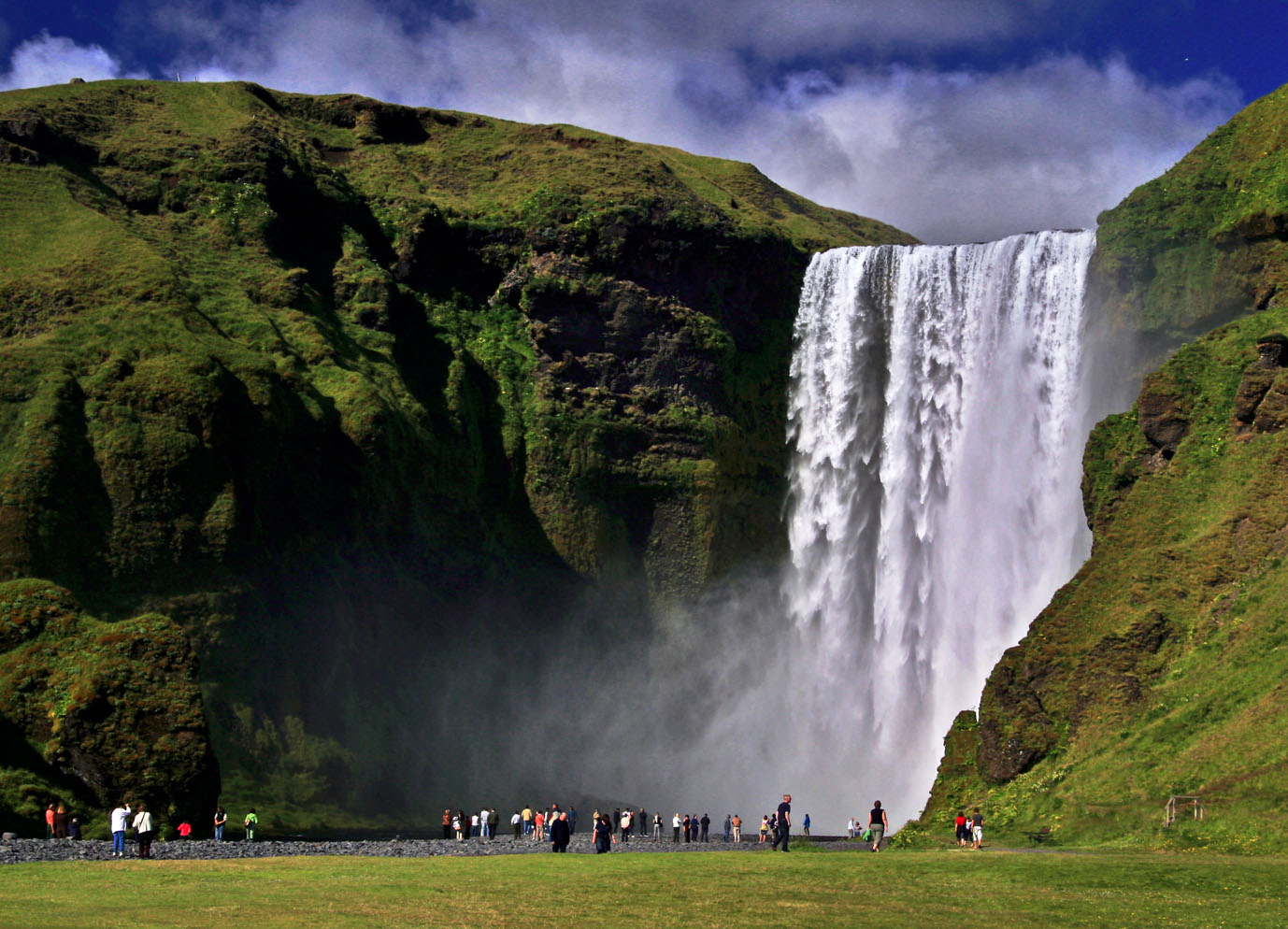 Iceland Skogafoss Waterfall Wallpapers