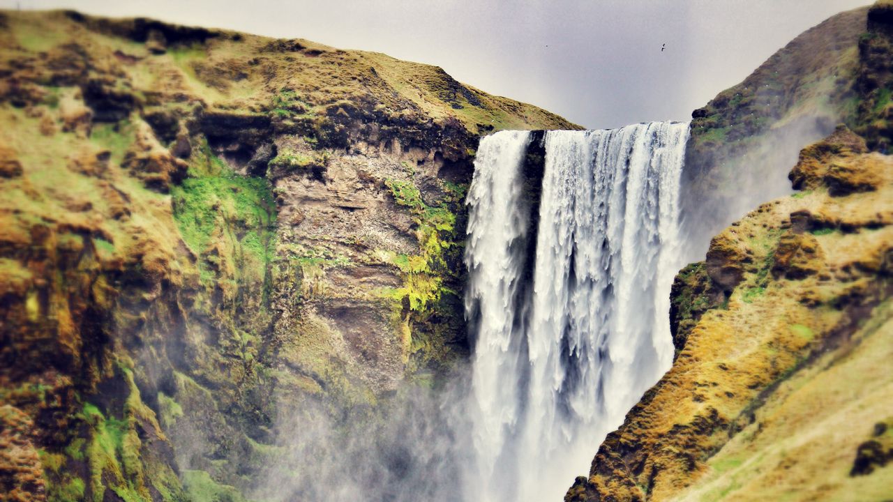 Iceland Skogafoss Waterfall Wallpapers