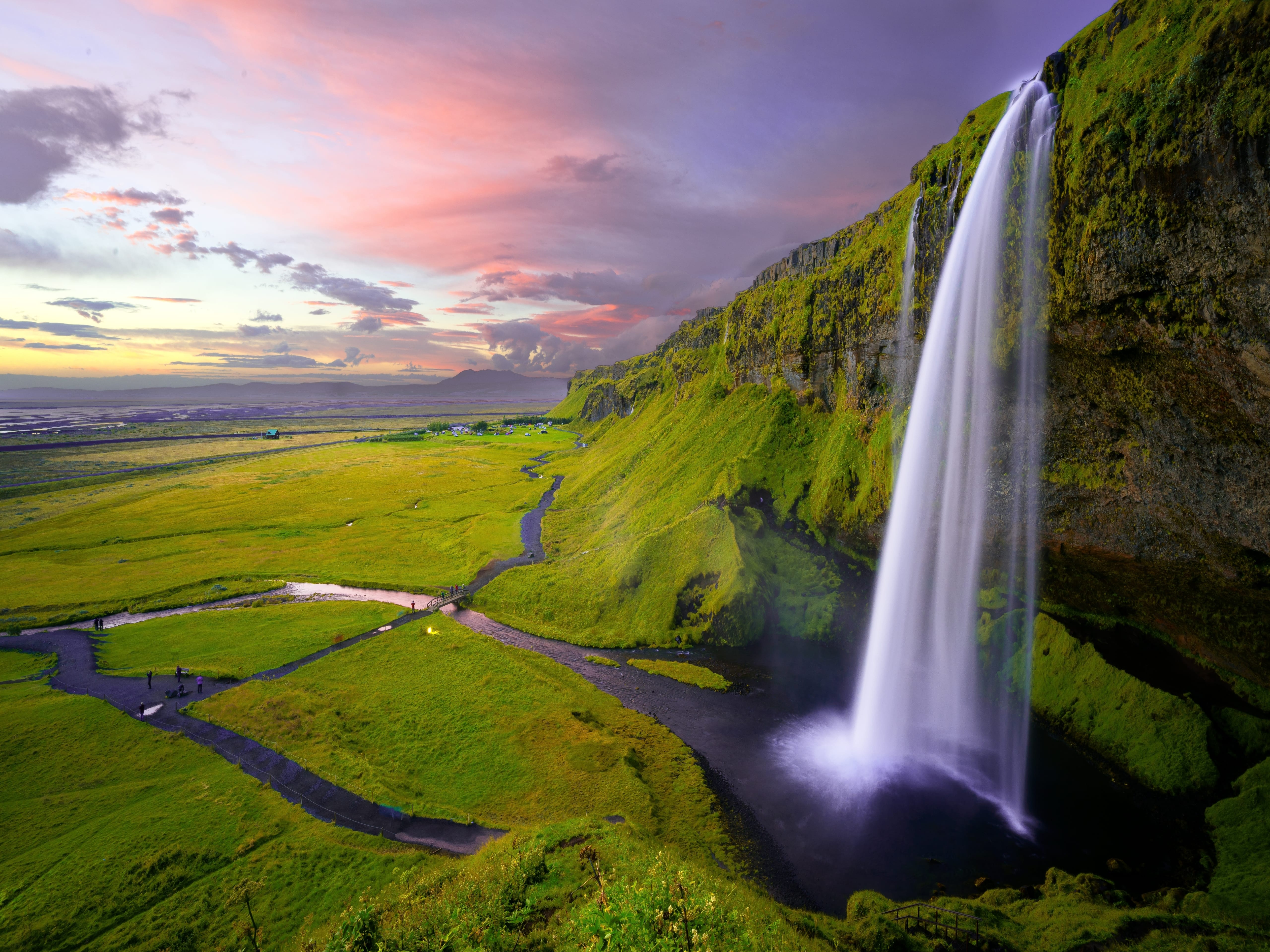 Iceland Skogafoss Waterfall Wallpapers