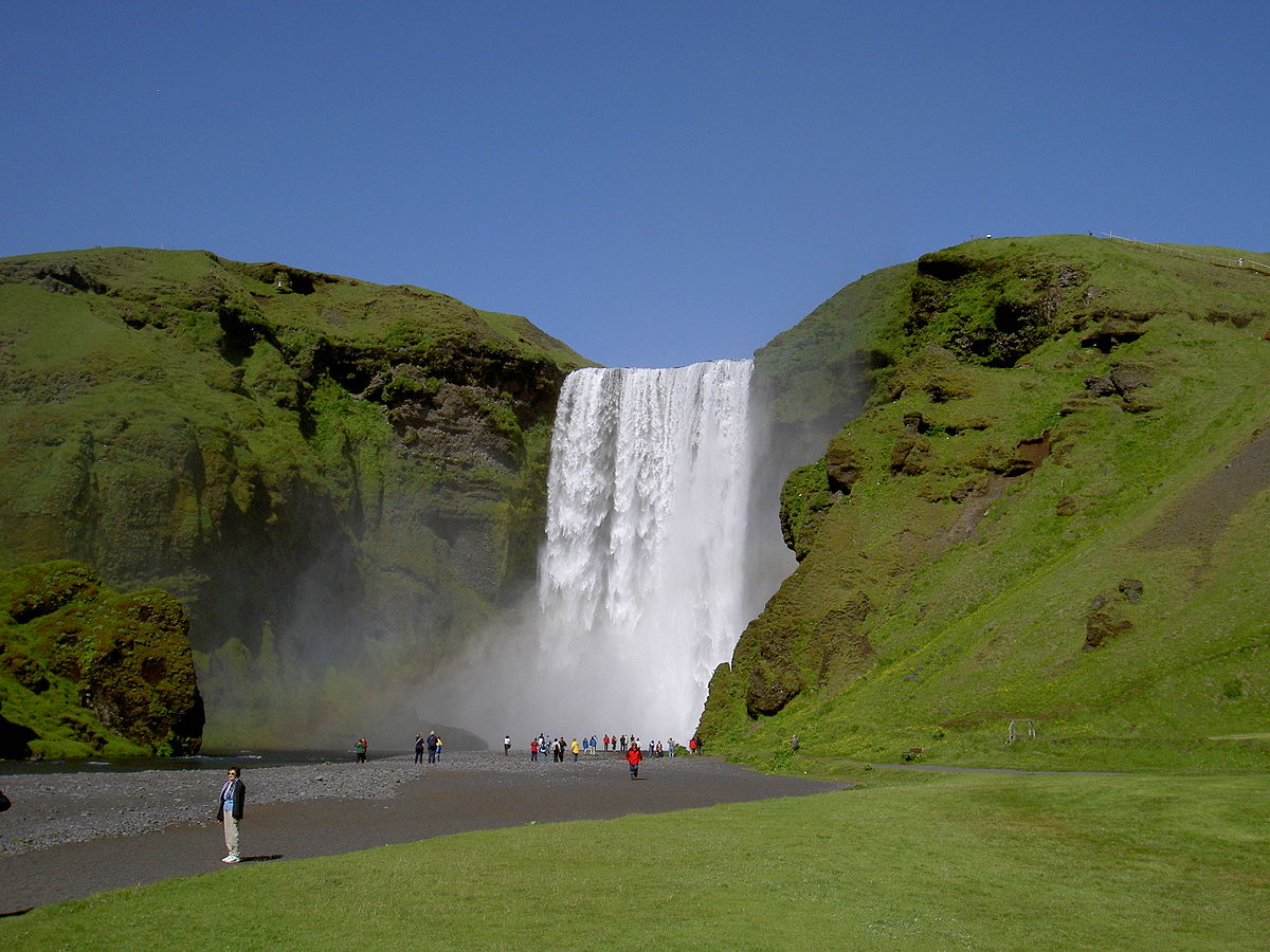 Iceland Skogafoss Waterfall Wallpapers