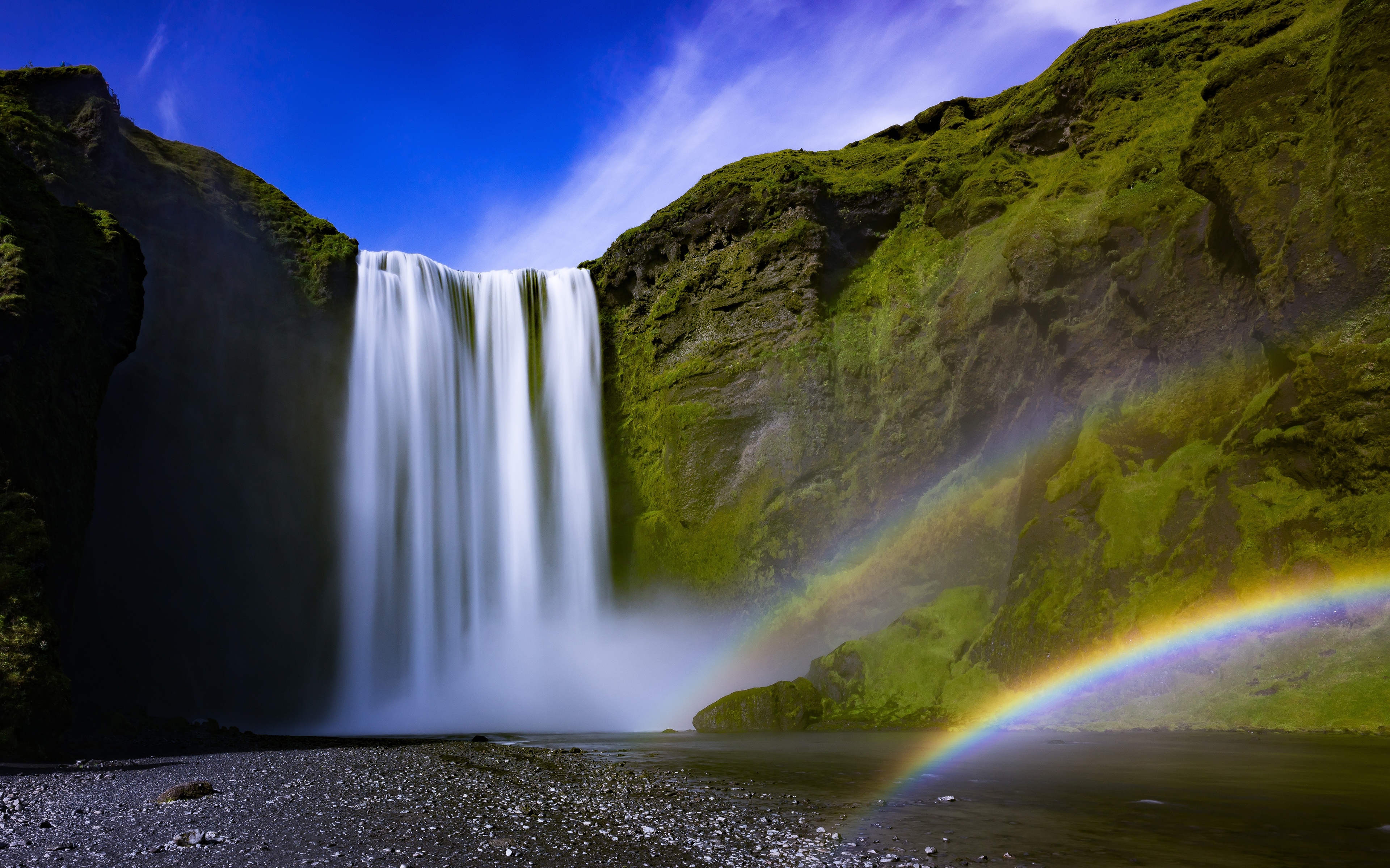 Iceland Skogafoss Waterfall Wallpapers