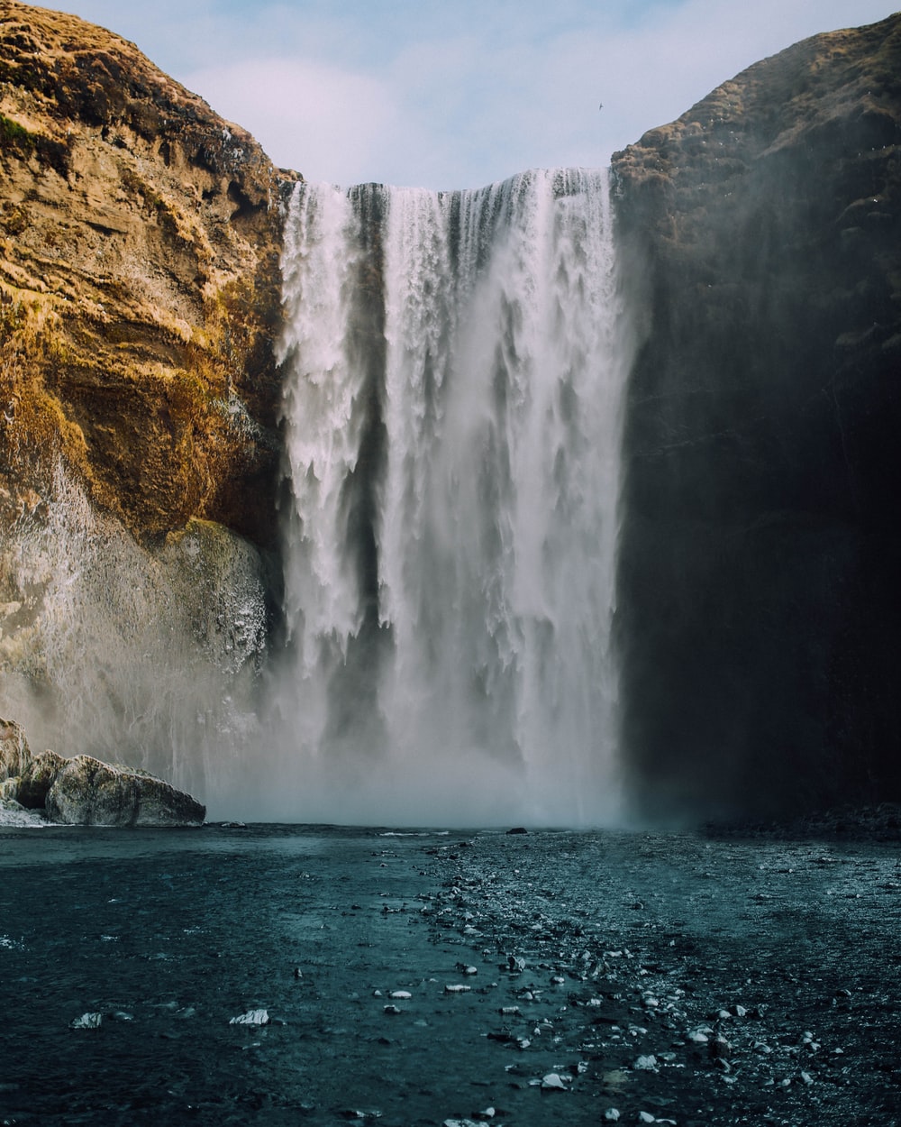 Iceland Skogafoss Waterfall Wallpapers