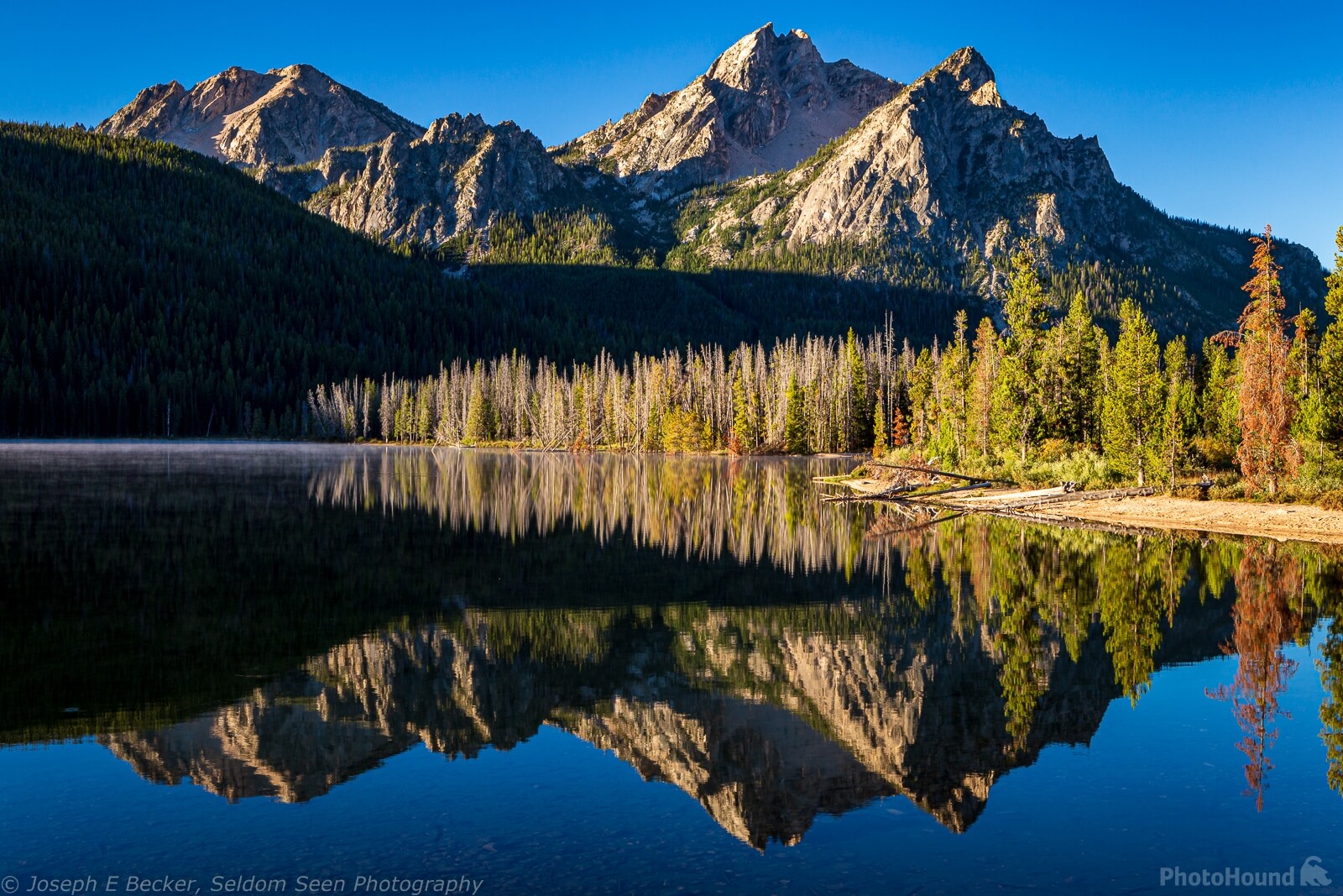 Idaho Stanley Lake Mountain Reflection Wallpapers