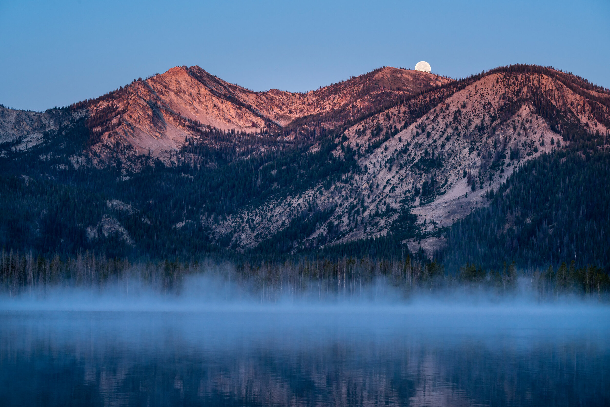 Idaho Stanley Lake Mountain Reflection Wallpapers