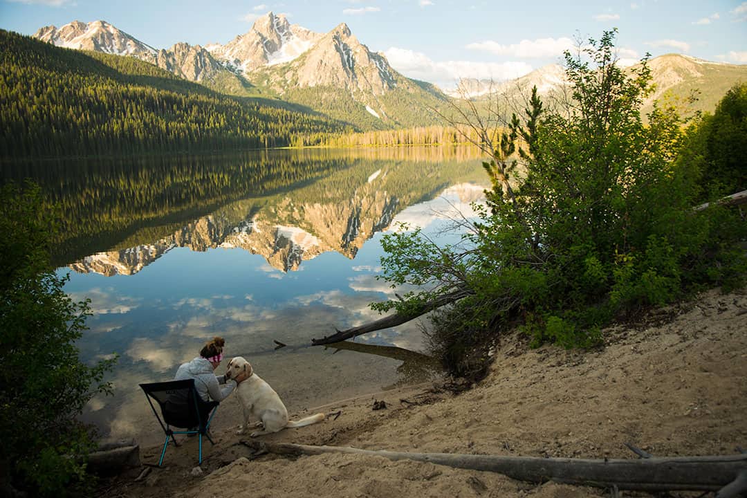 Idaho Stanley Lake Mountain Reflection Wallpapers