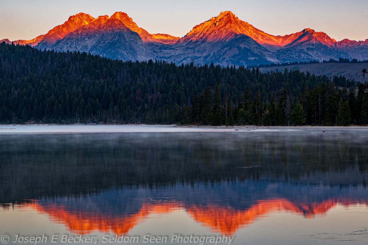 Idaho Stanley Lake Mountain Reflection Wallpapers