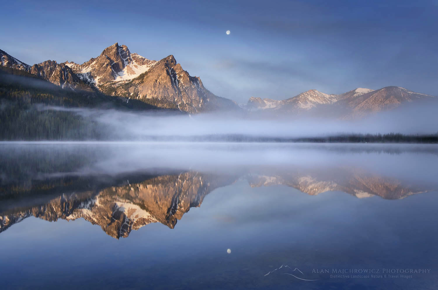 Idaho Stanley Lake Mountain Reflection Wallpapers