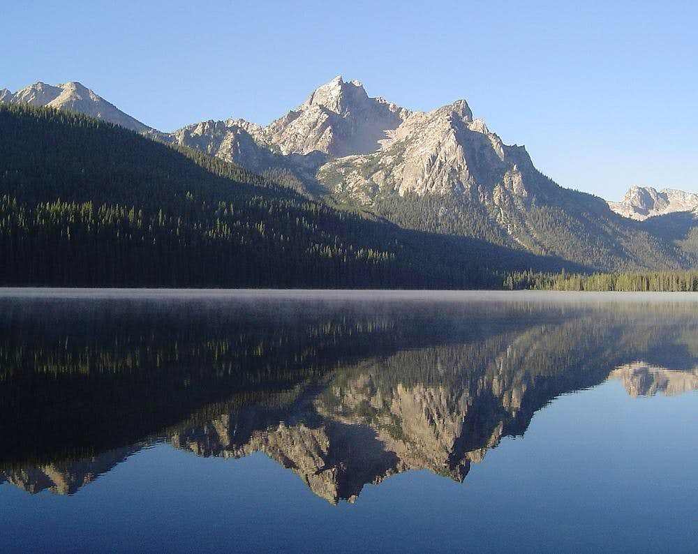 Idaho Stanley Lake Mountain Reflection Wallpapers