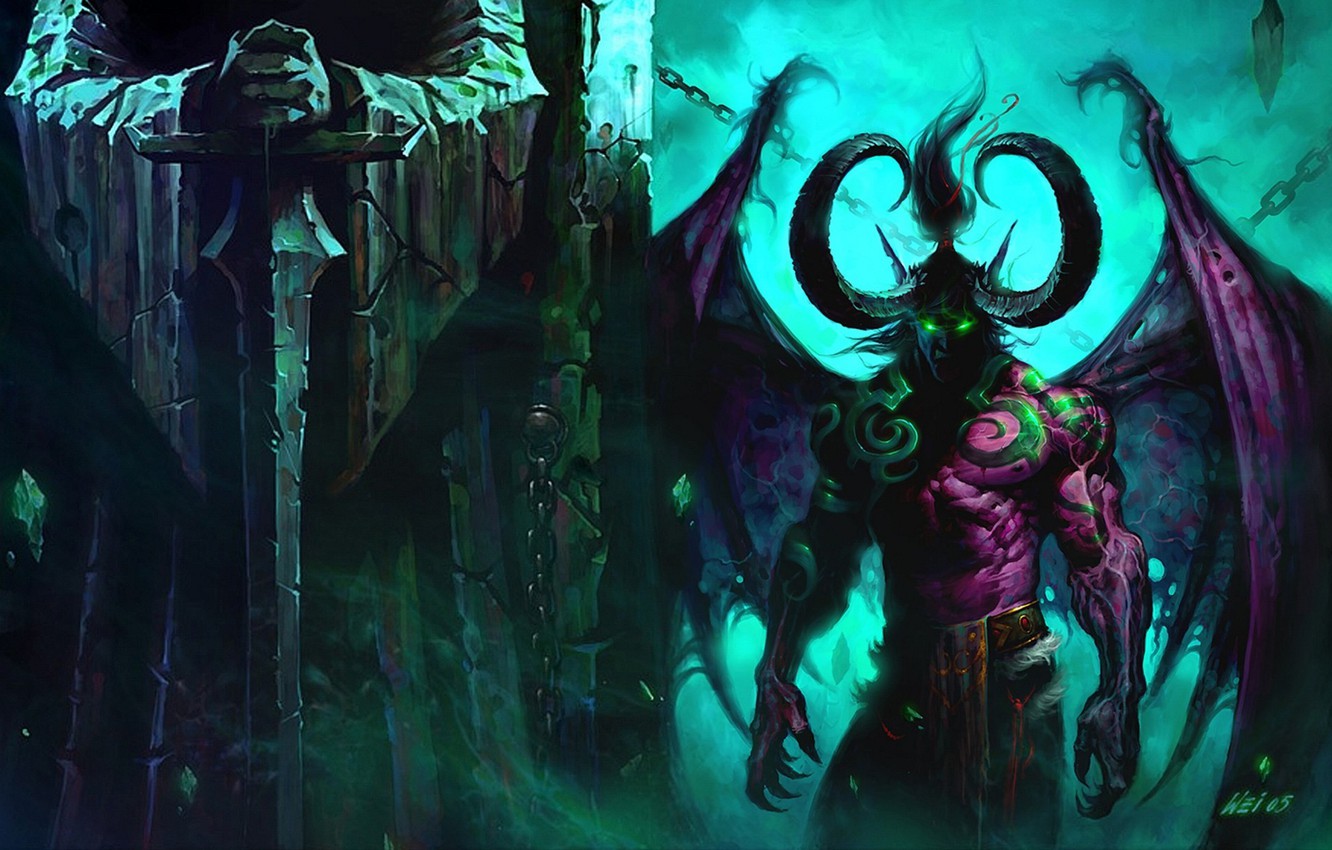 Illidan Stomrage WoW Wallpapers