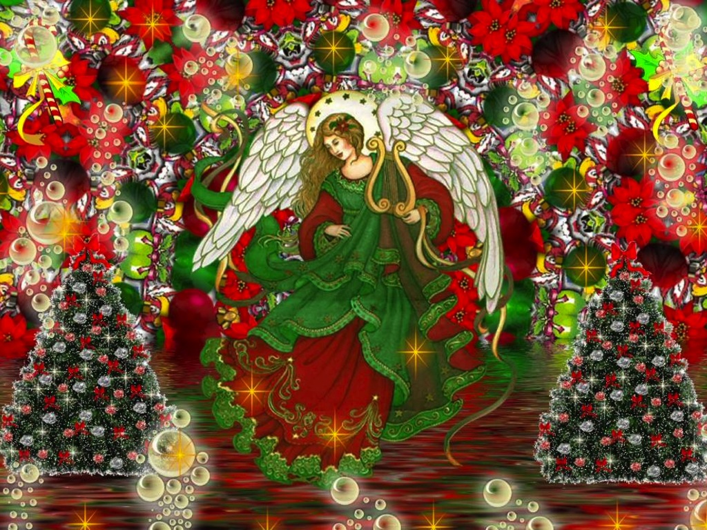 Images Of Christmas Angels Wallpapers