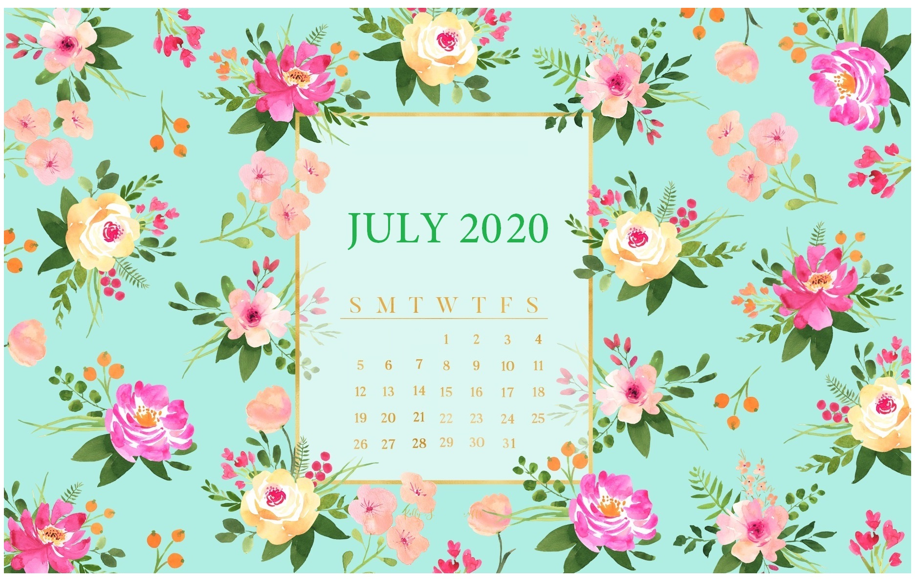 Images Of June 2020 Calendar Wallpapers