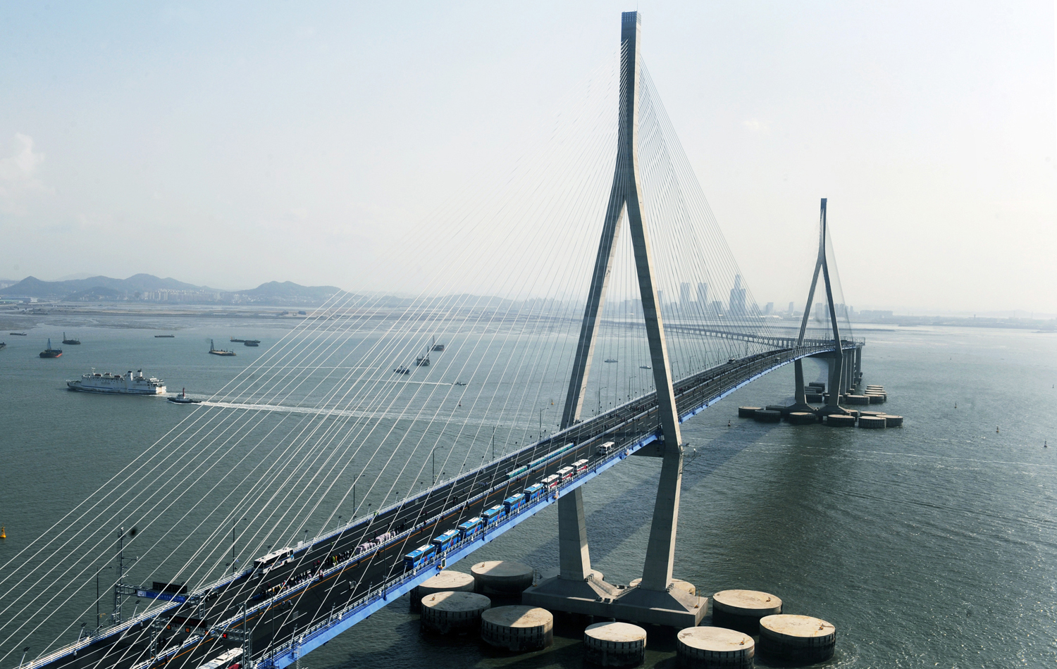 Incheon Songdo Bridge Wallpapers