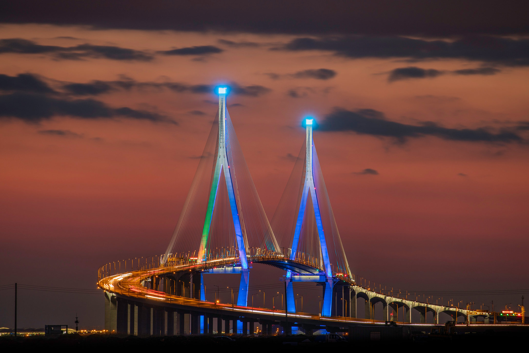 Incheon Songdo Bridge Wallpapers