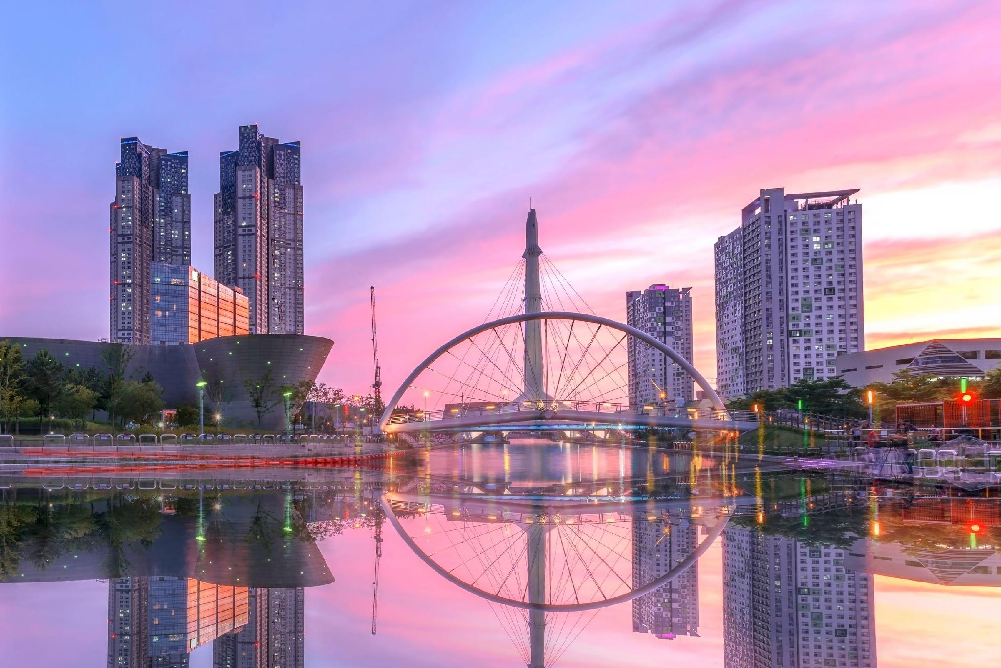 Incheon Songdo Bridge Wallpapers