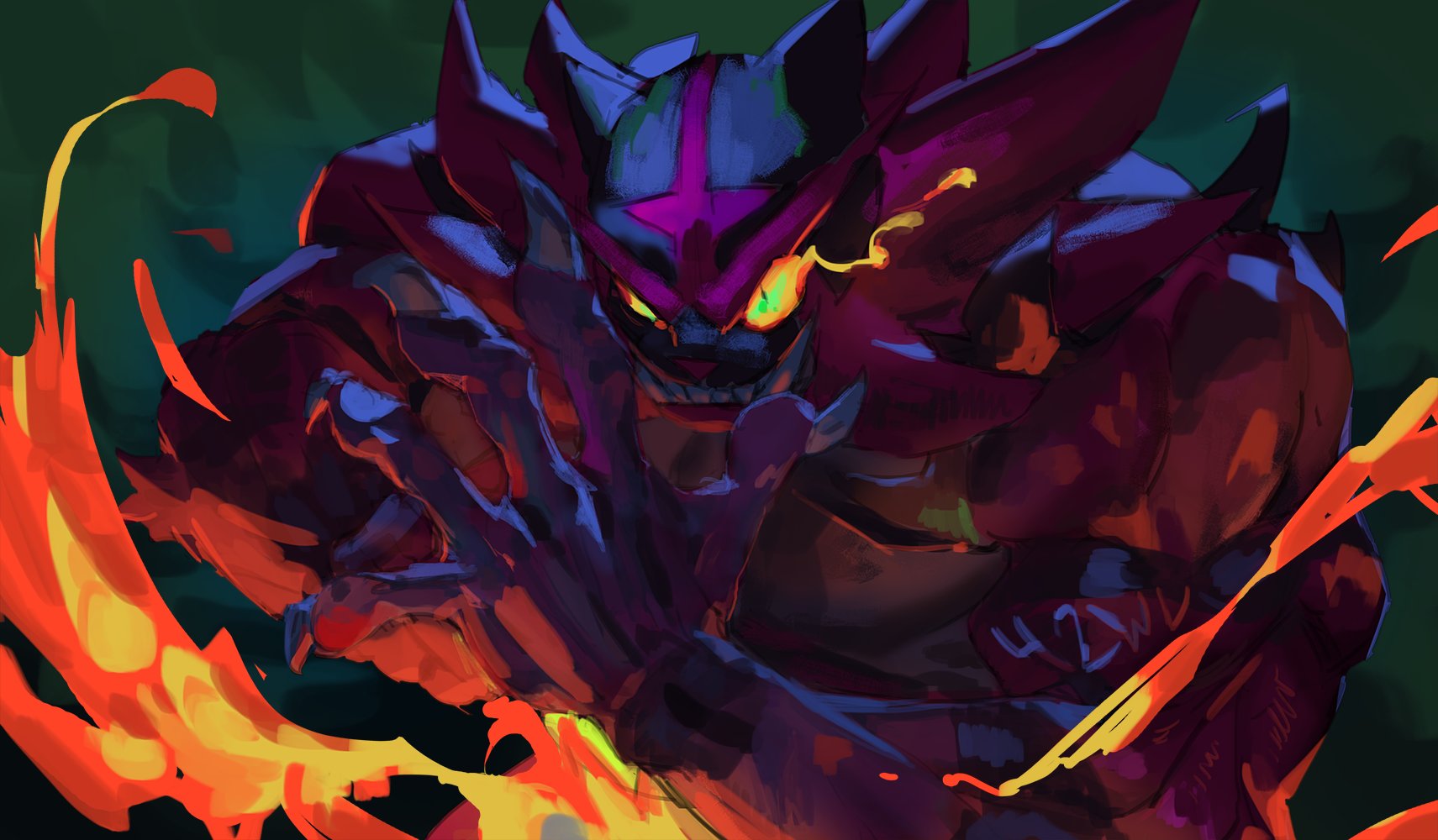 Incineroar Background