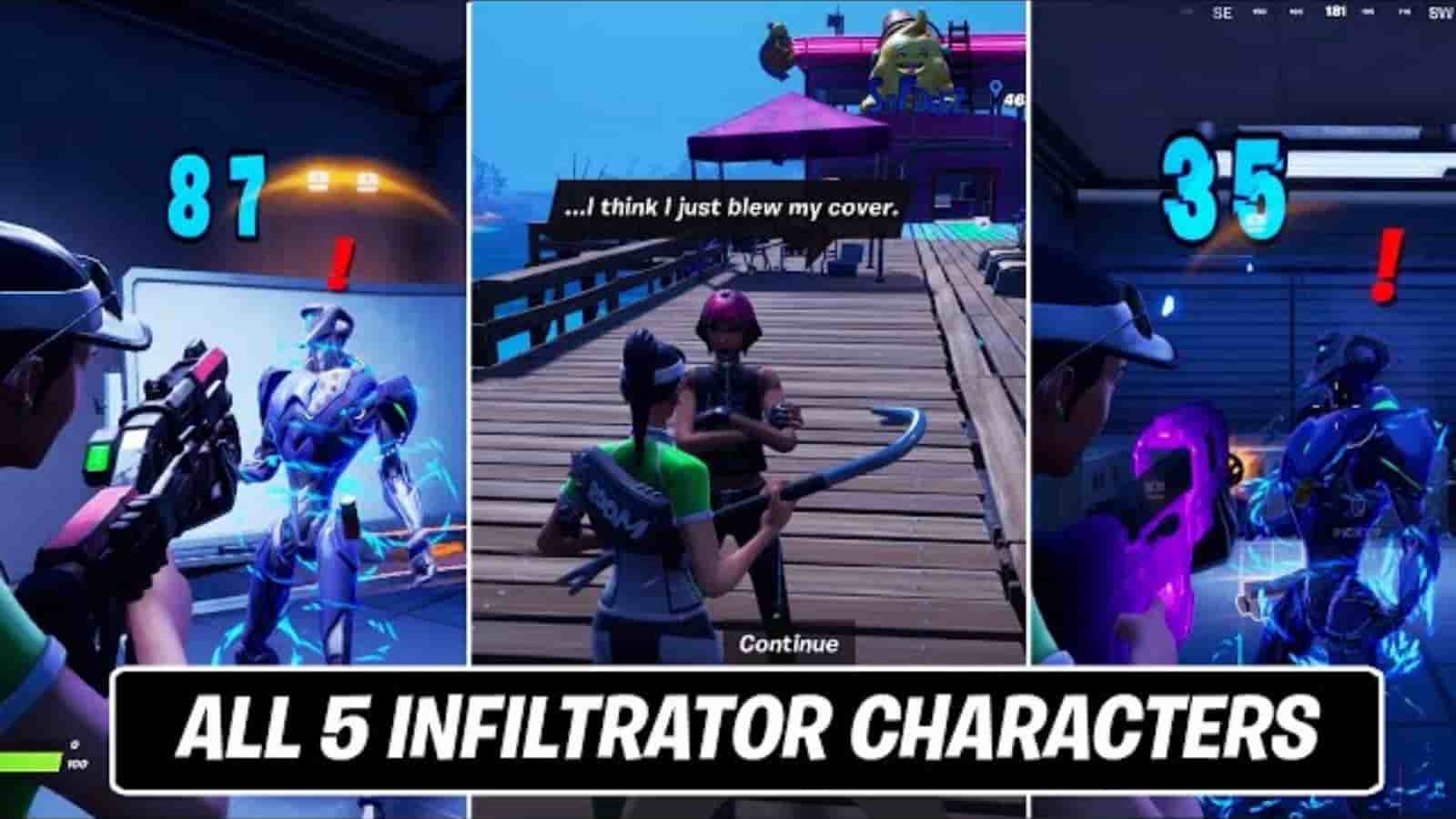 Infiltrator Fortnite Wallpapers