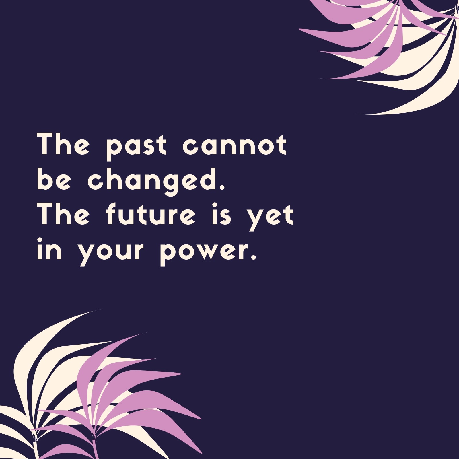 Inspirational Quotes Purple Background