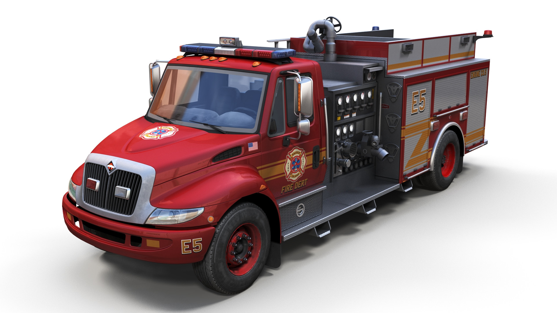 International Fire Truck Wallpapers