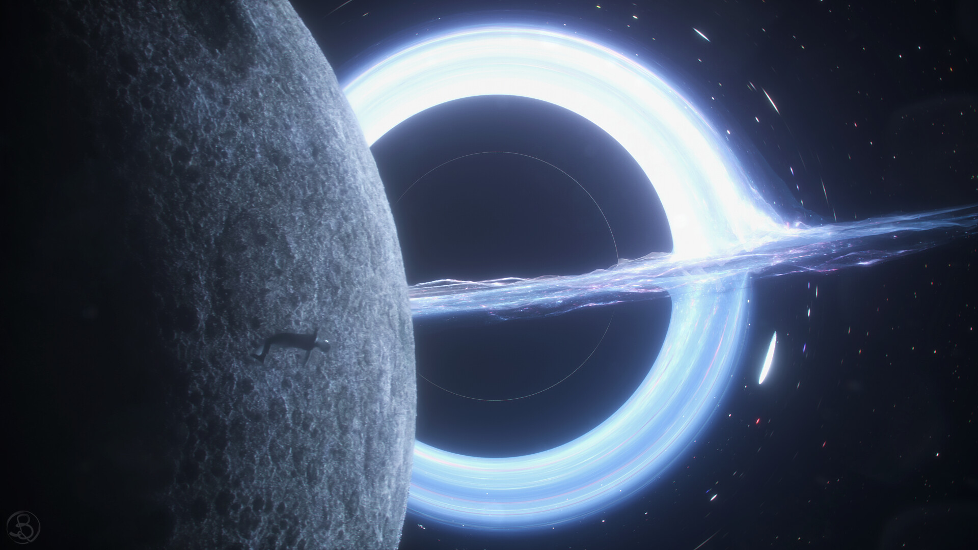 Interstellar Black Hole 1920X1080 Wallpapers