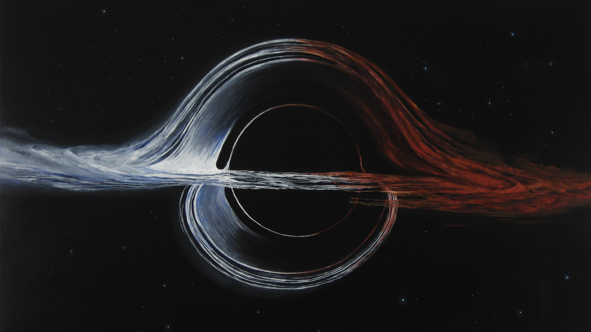 Interstellar Black Hole 1920X1080 Wallpapers