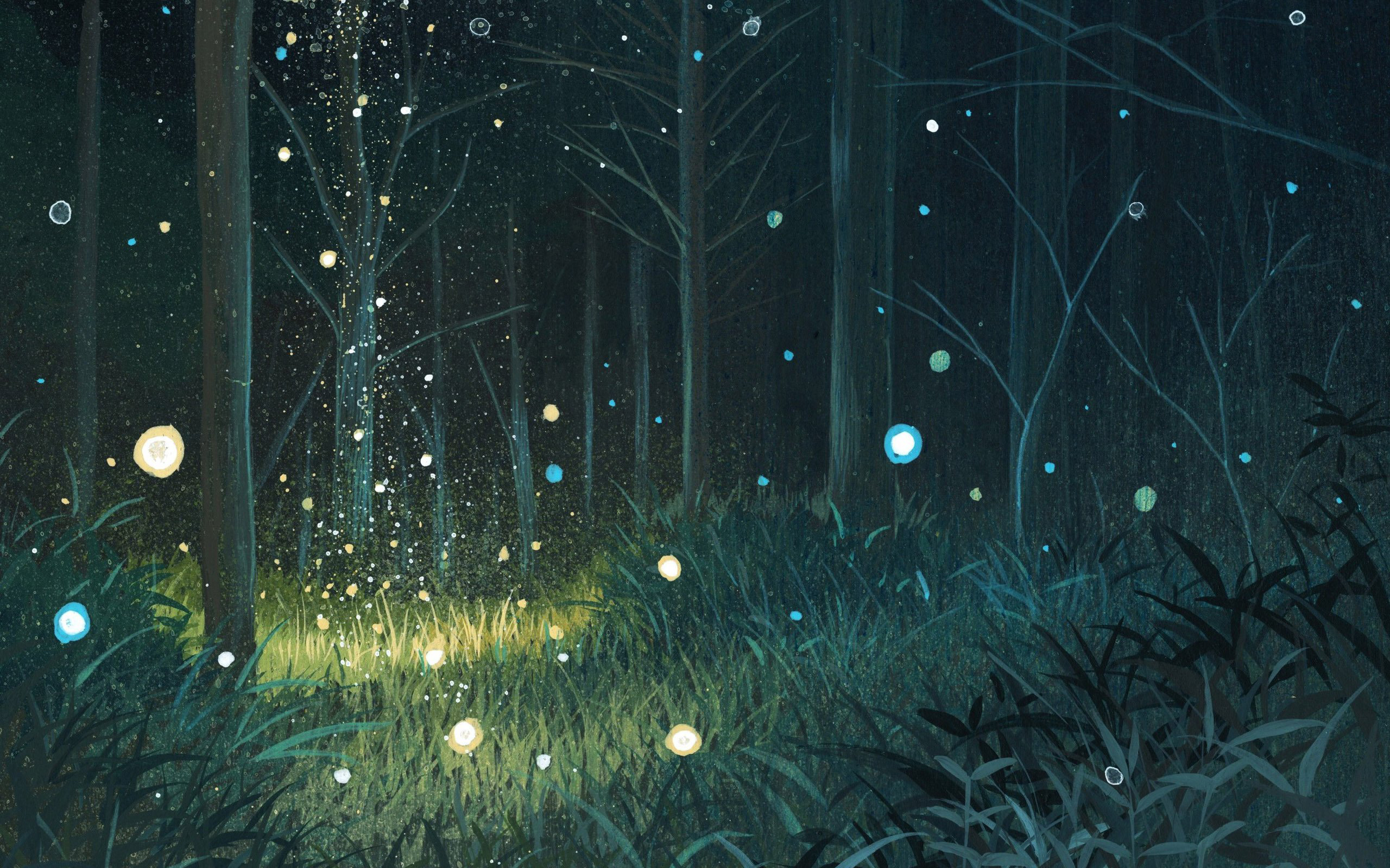 Into The Forest Of Fireflies' Light Wallpapers