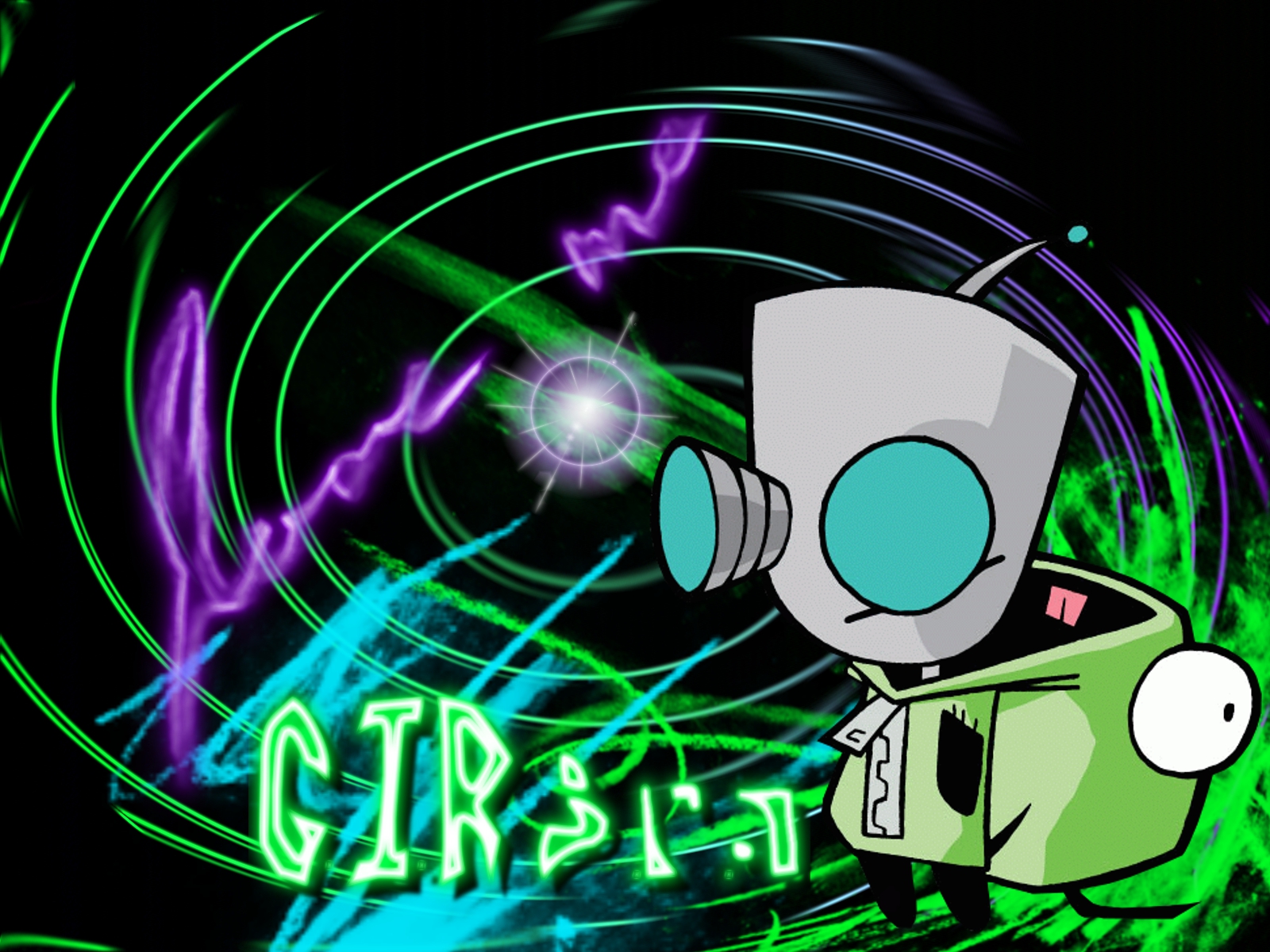 Invader Zim Gir Phone Wallpapers