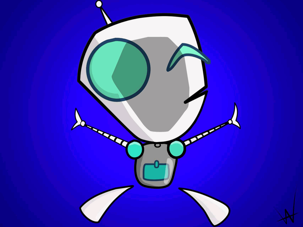 Invader Zim Gir Phone Wallpapers