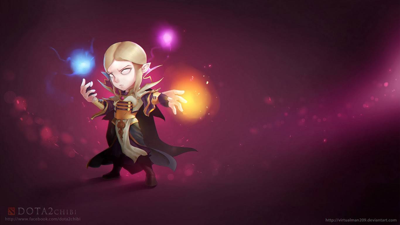 Invoker DotA 2 Digital Wallpapers