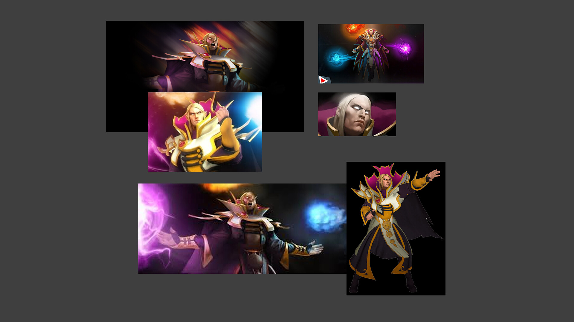 Invoker DotA 2 Digital Wallpapers