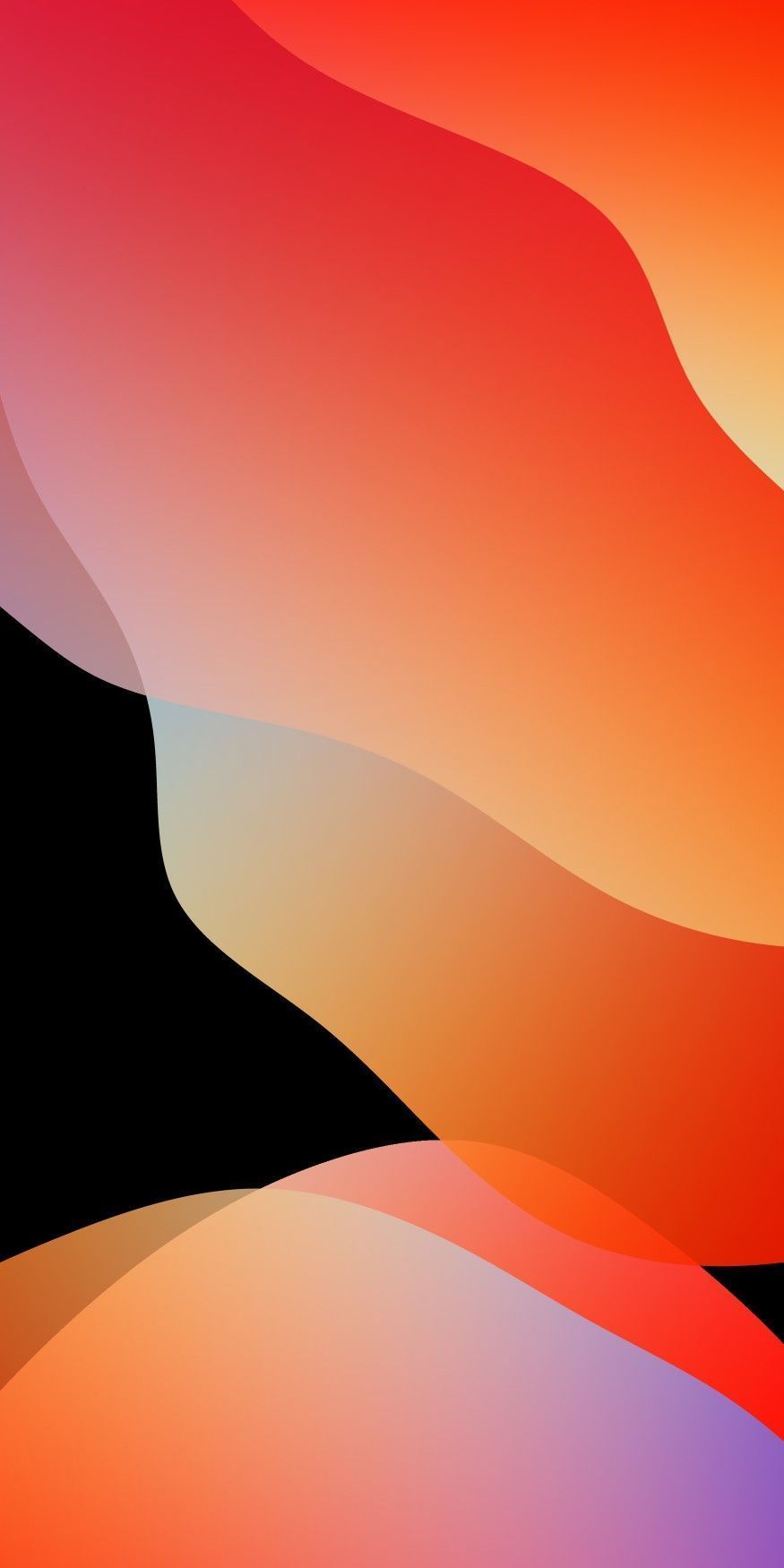 Ios 13 Dark Orange Wallpapers