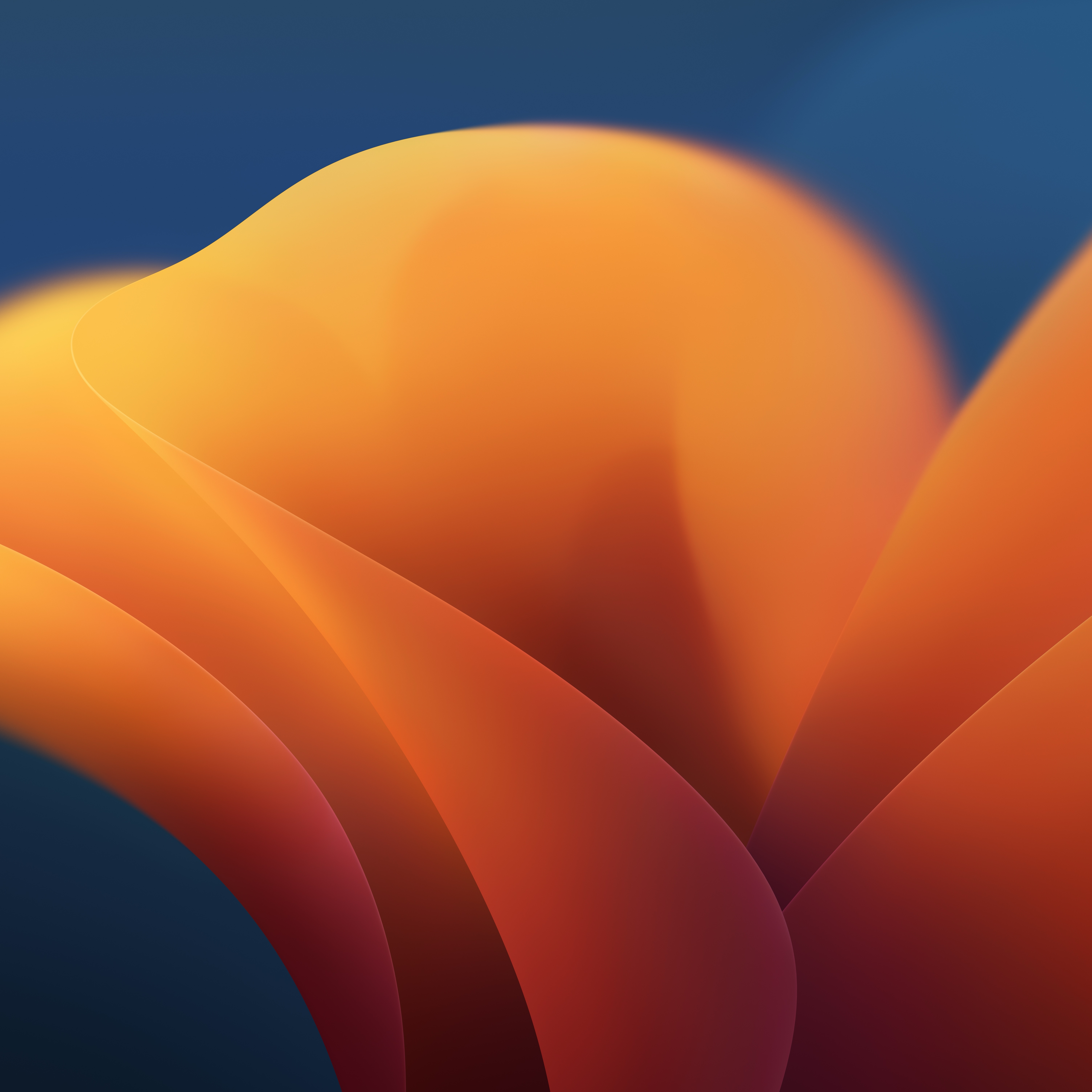 Ios 13 Dark Orange Wallpapers