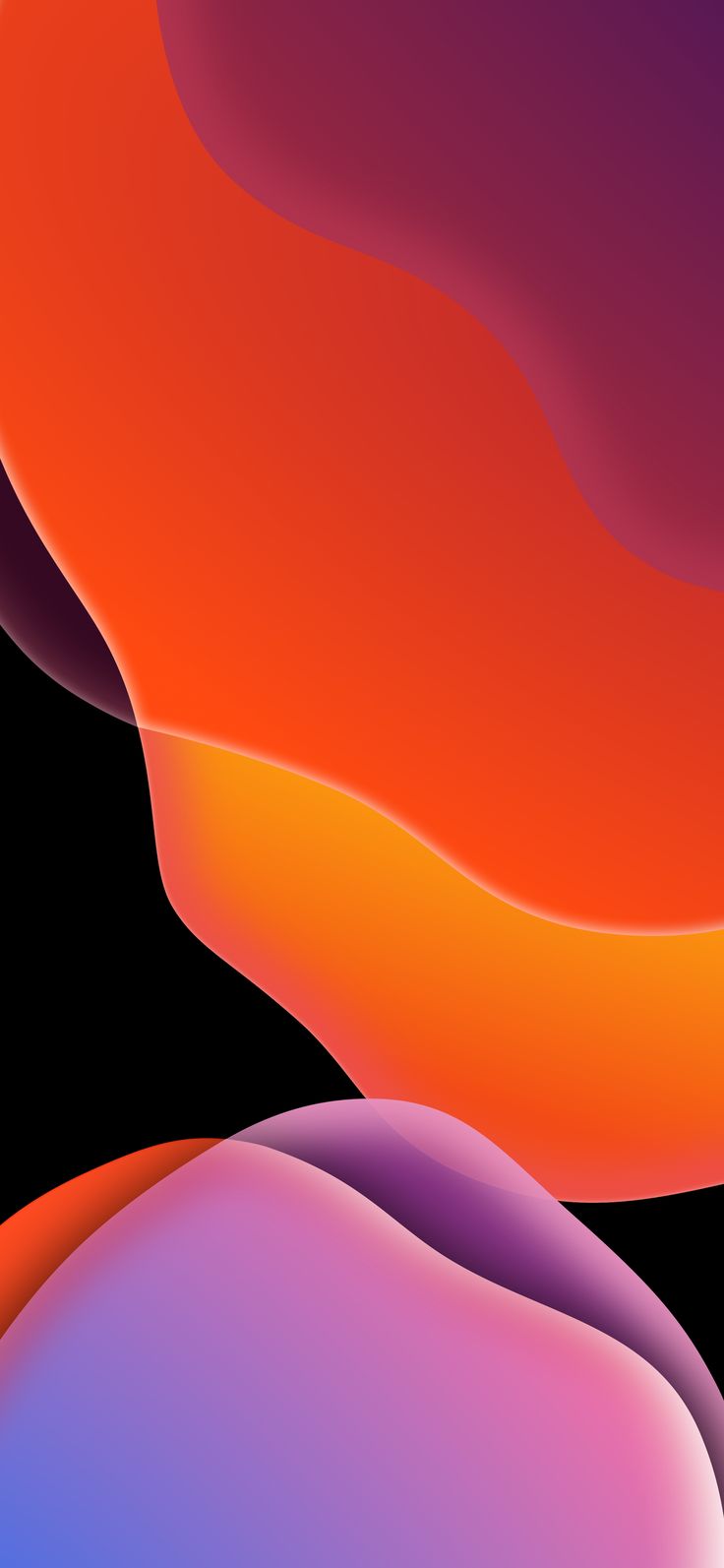 Ios 13 Dark Orange Wallpapers