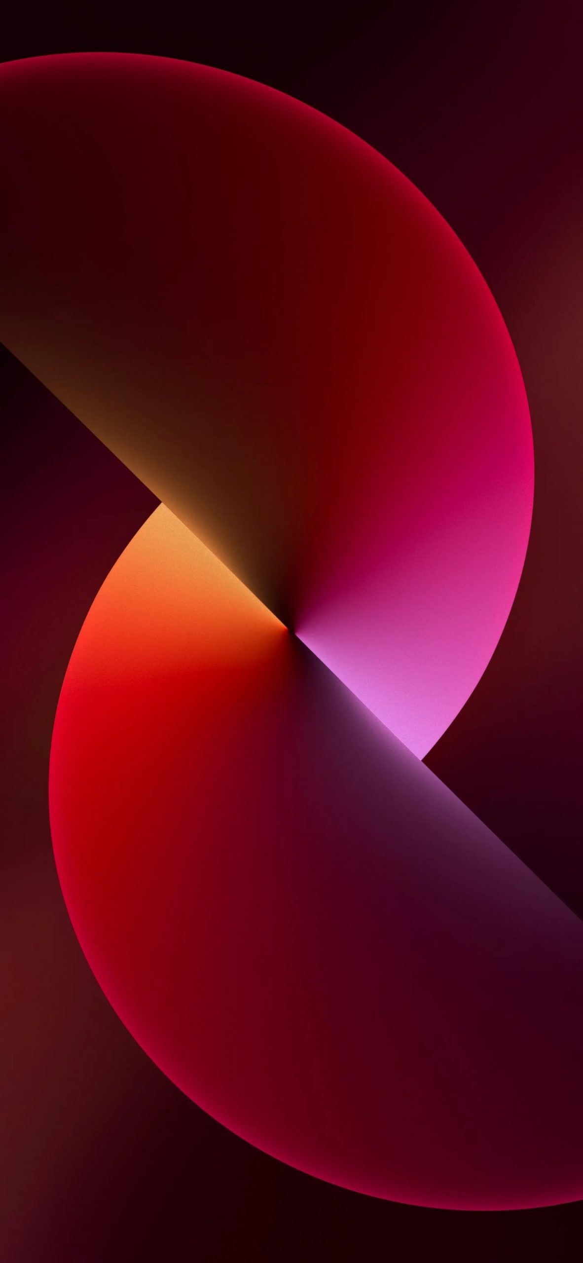 Ios 13 Dark Orange Wallpapers