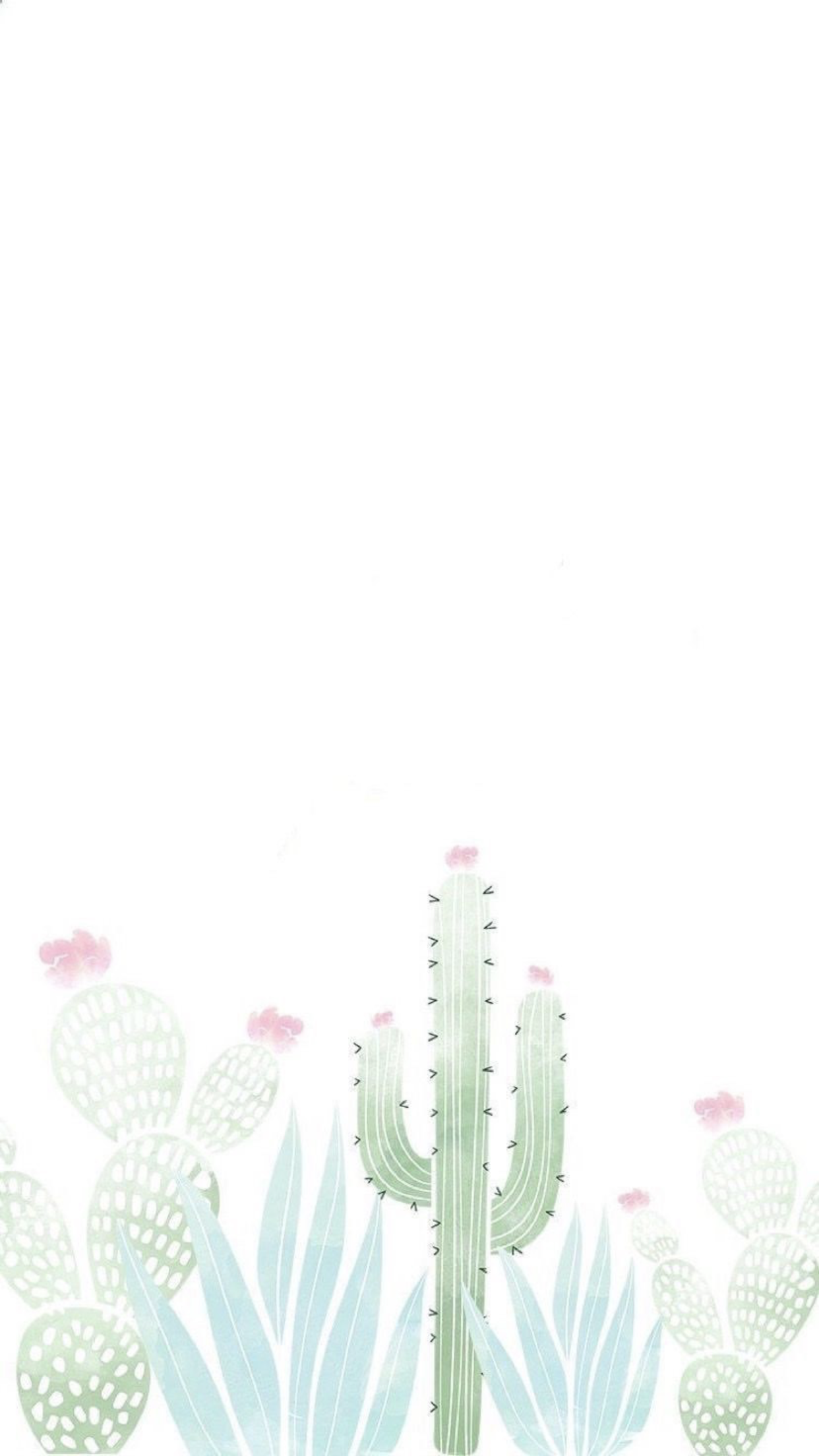 Iphone Pastel Cactus Wallpapers