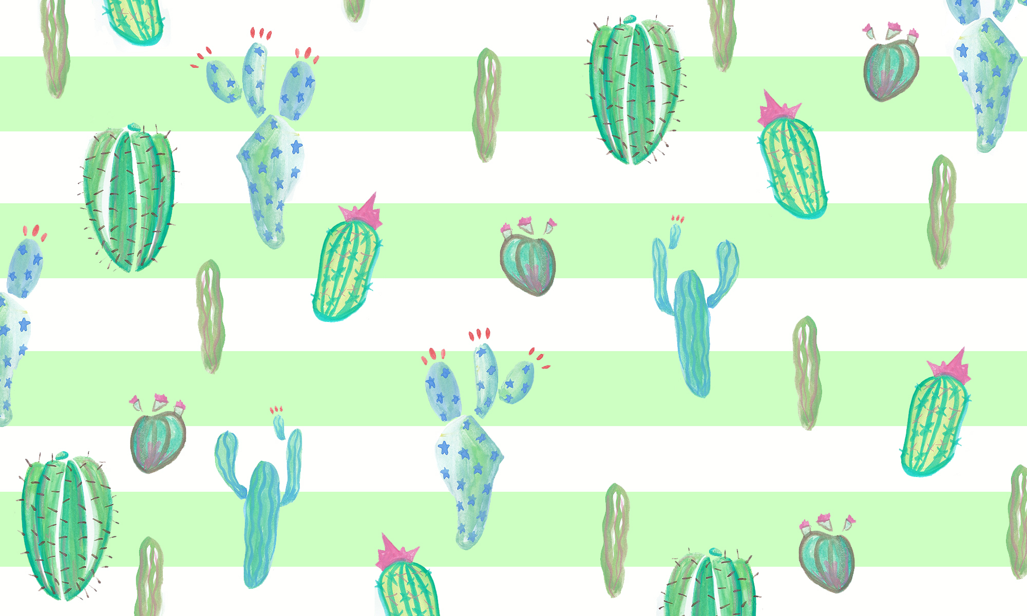 Iphone Pastel Cactus Wallpapers