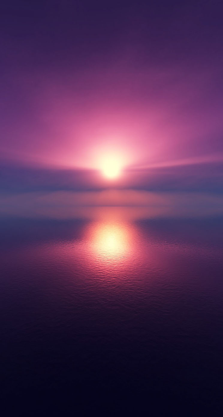 Iphone Purple Sunset Wallpapers