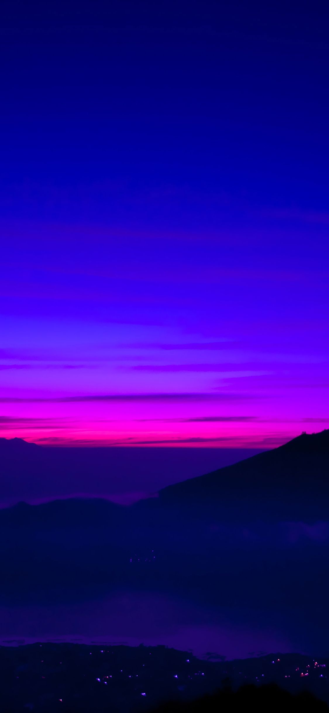 Iphone Purple Sunset Wallpapers