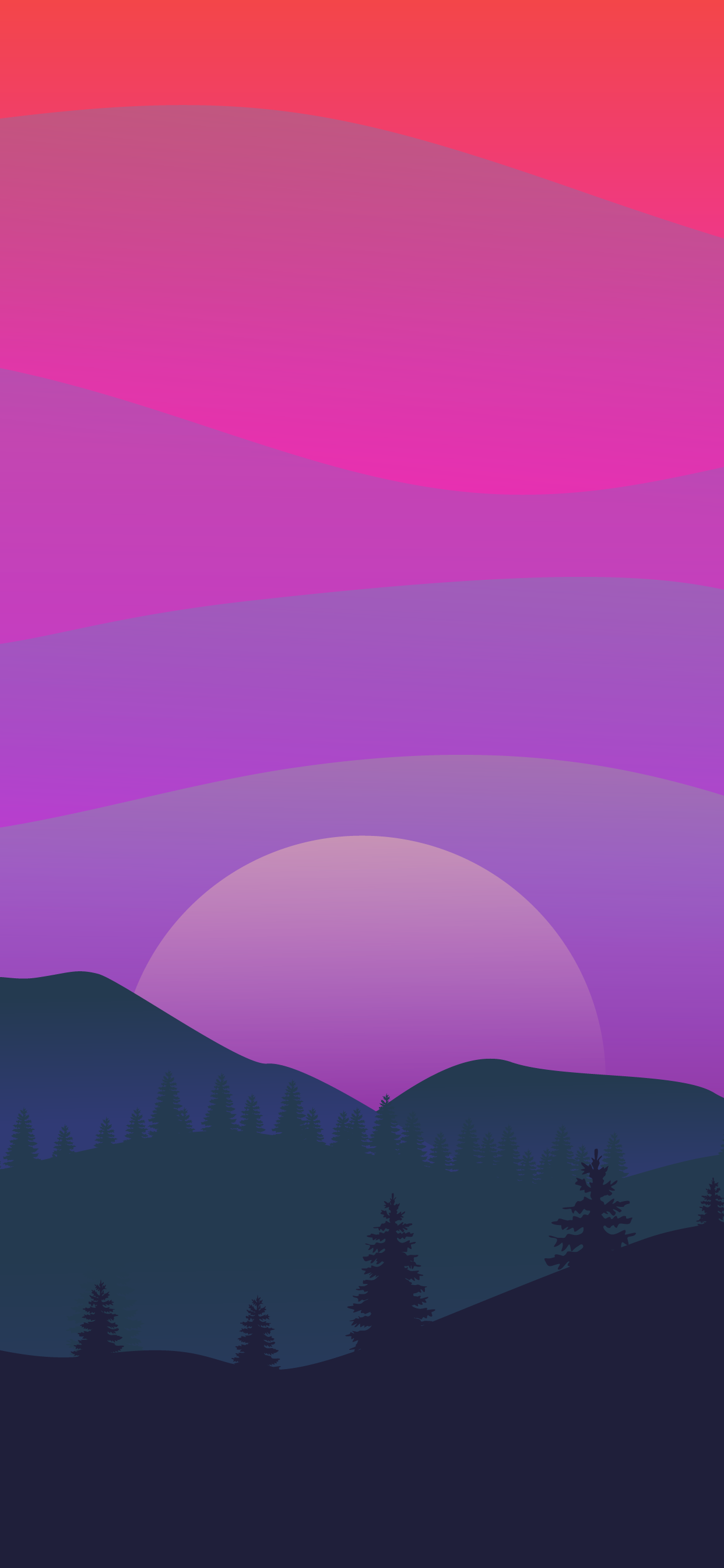 Iphone Purple Sunset Wallpapers