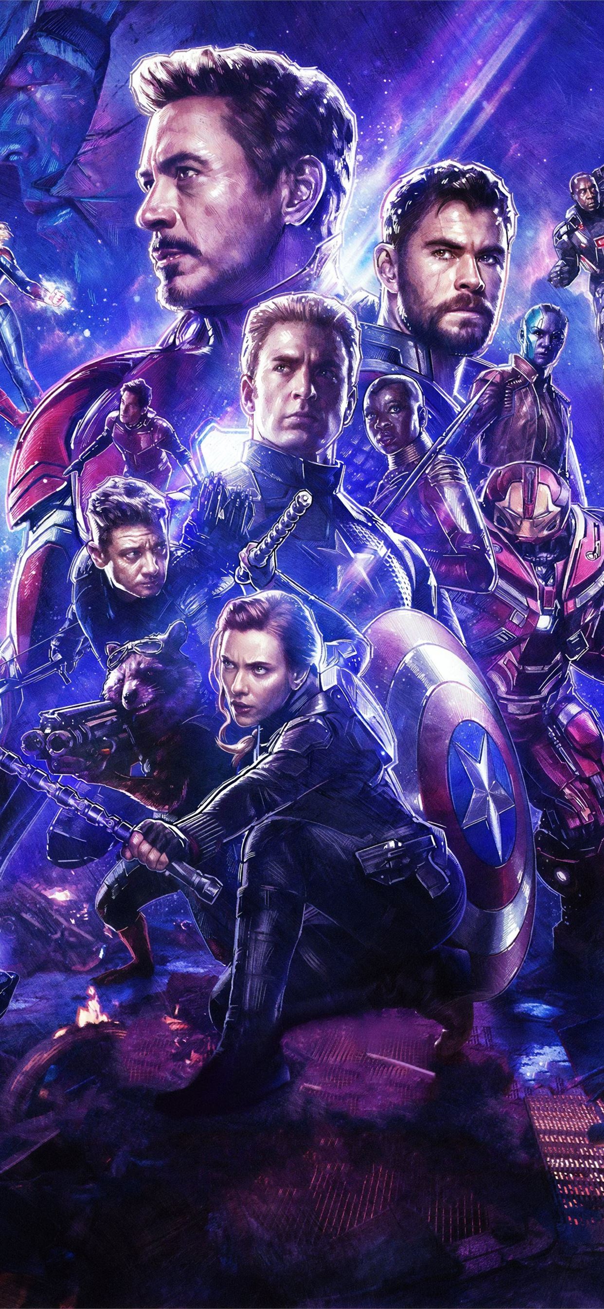 Iphone Xs Avengers Wallpapers