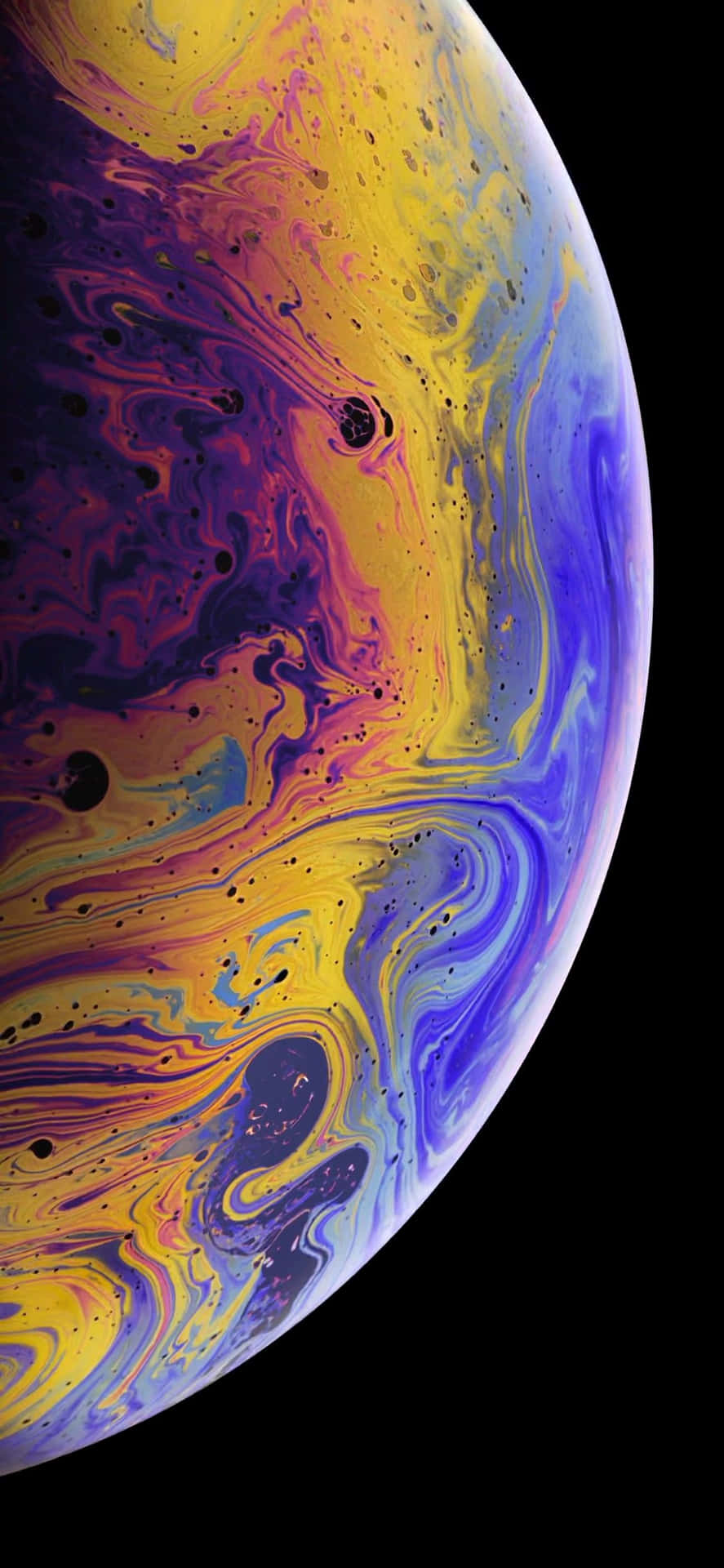 Iphone Xs Sphere Bubble Artwork Wallpapers
