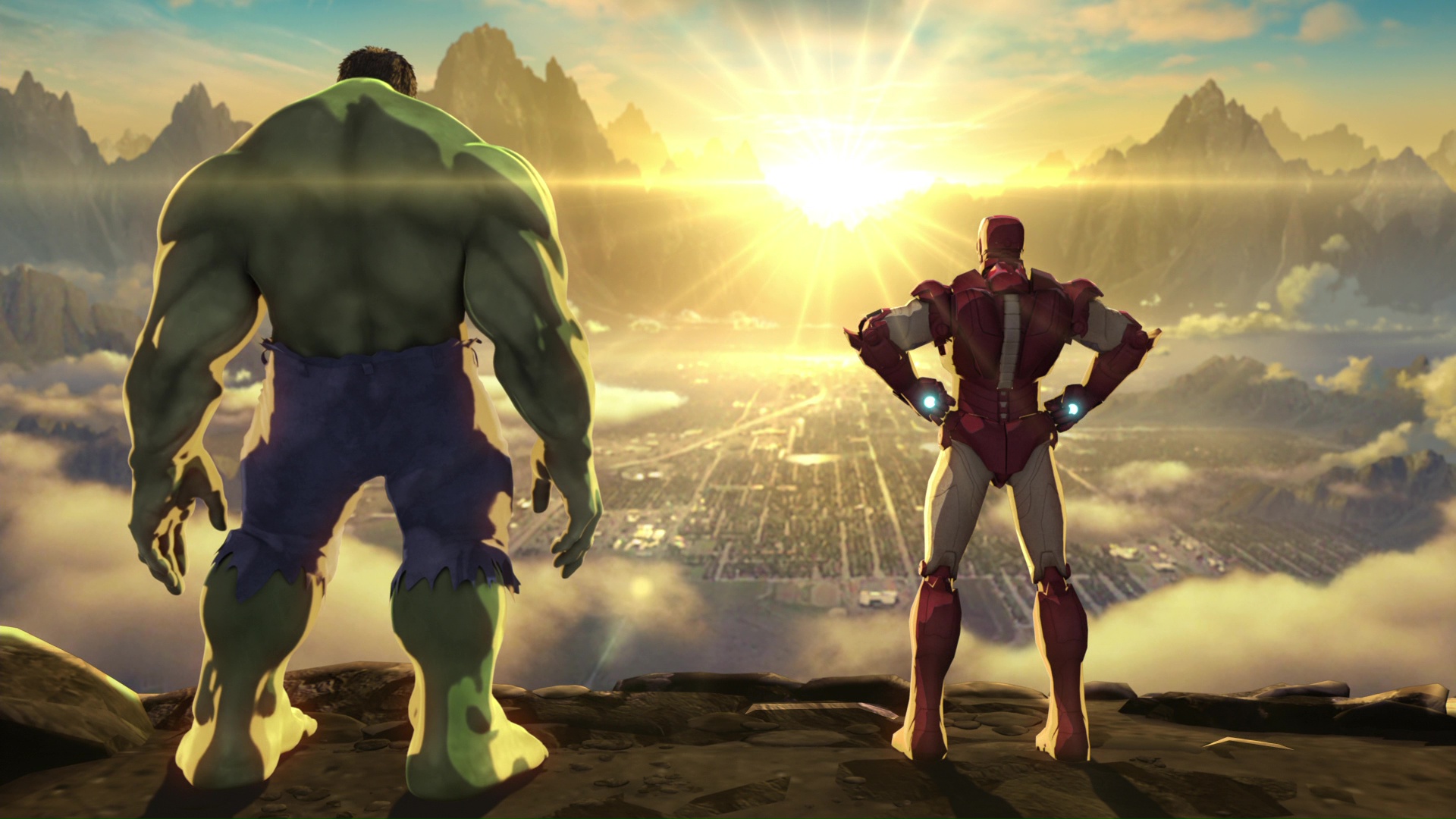 Iron Man & Hulk: Heroes United Wallpapers