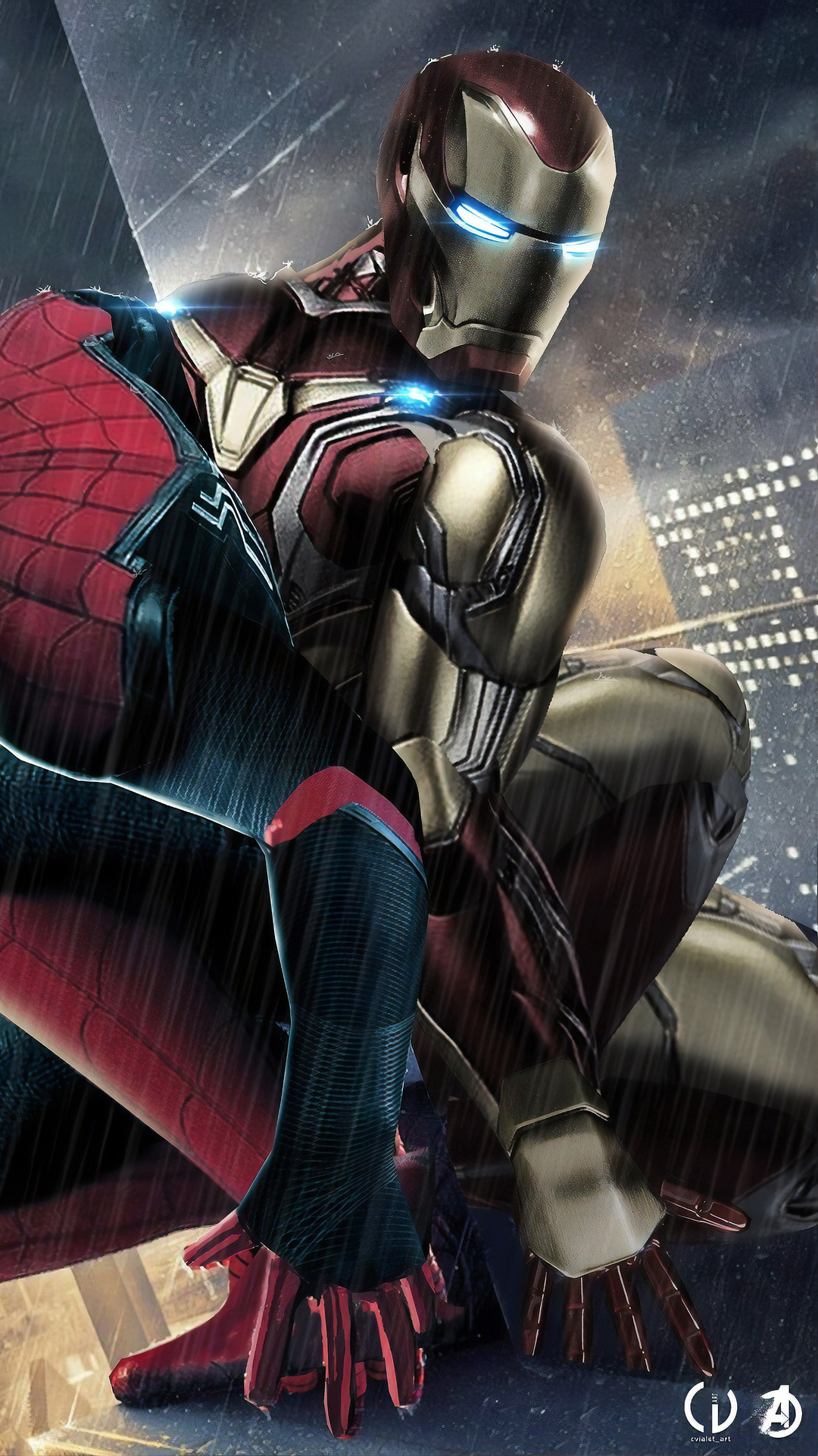 Iron Man And Spiderman Artwork Wallpapers