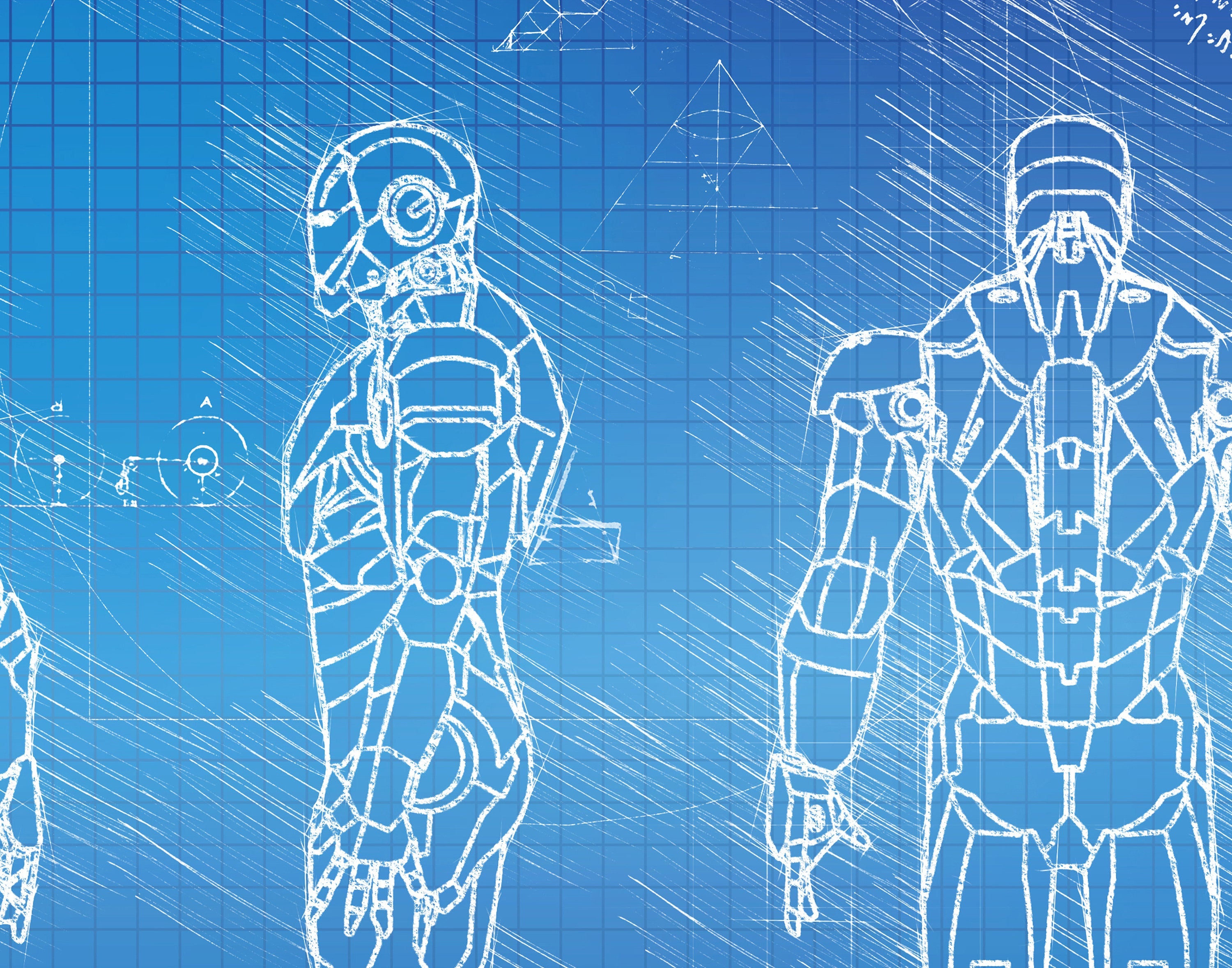 Iron Man Blueprints Wallpapers