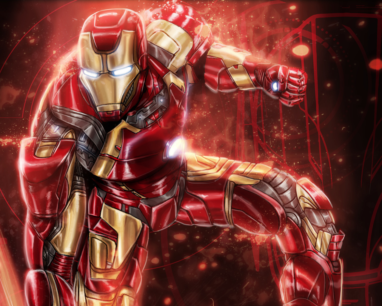 Iron Man Colorful Wallpapers