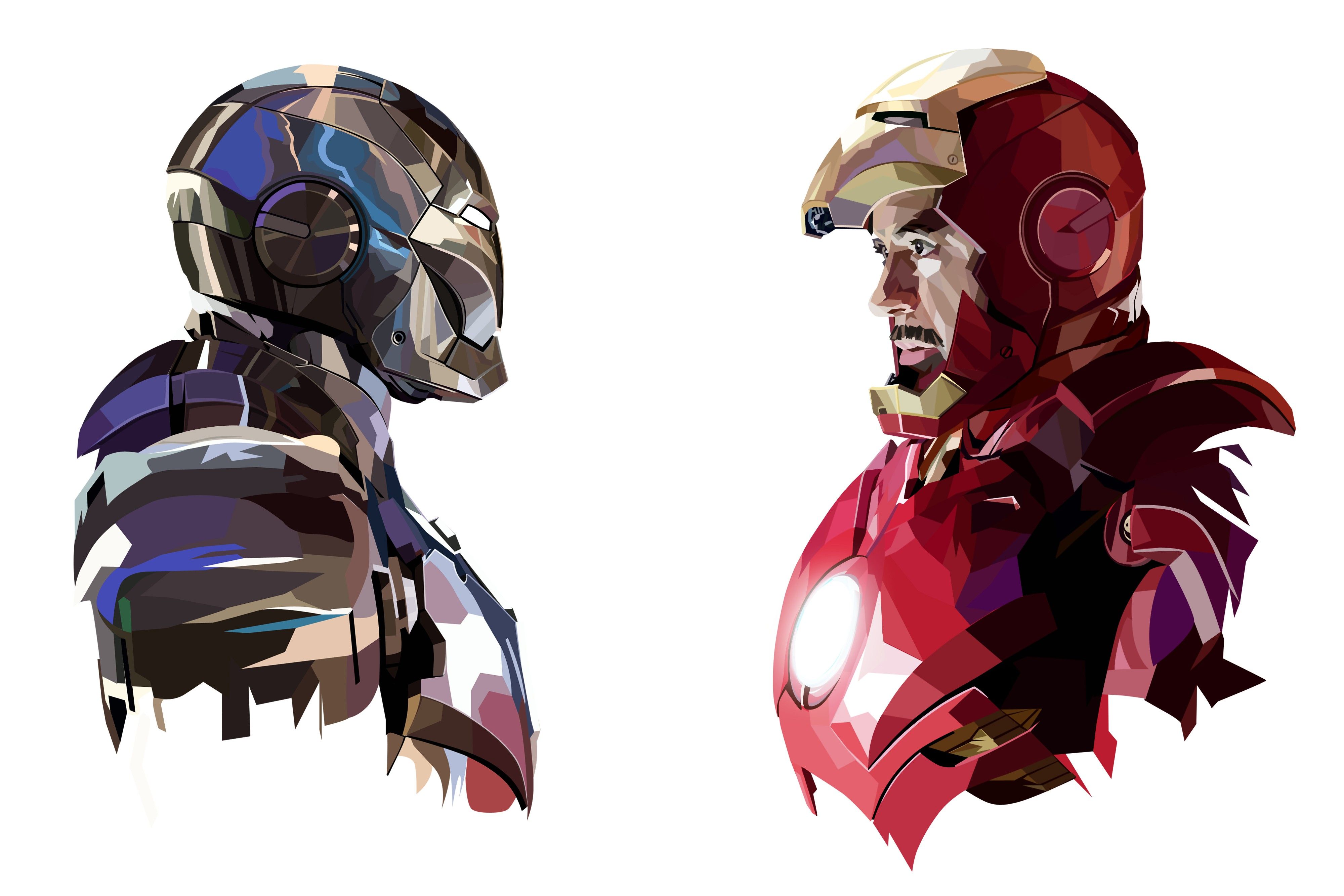 Iron Man Colorful Wallpapers