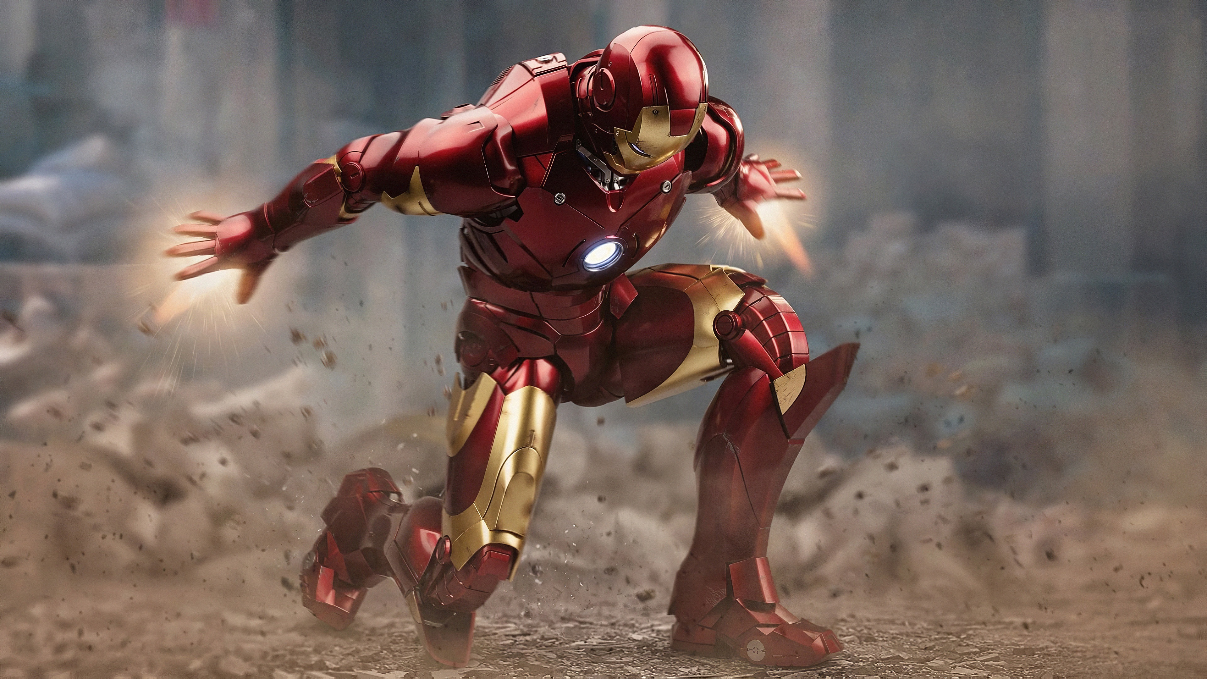 Iron Man Flying Wallpapers