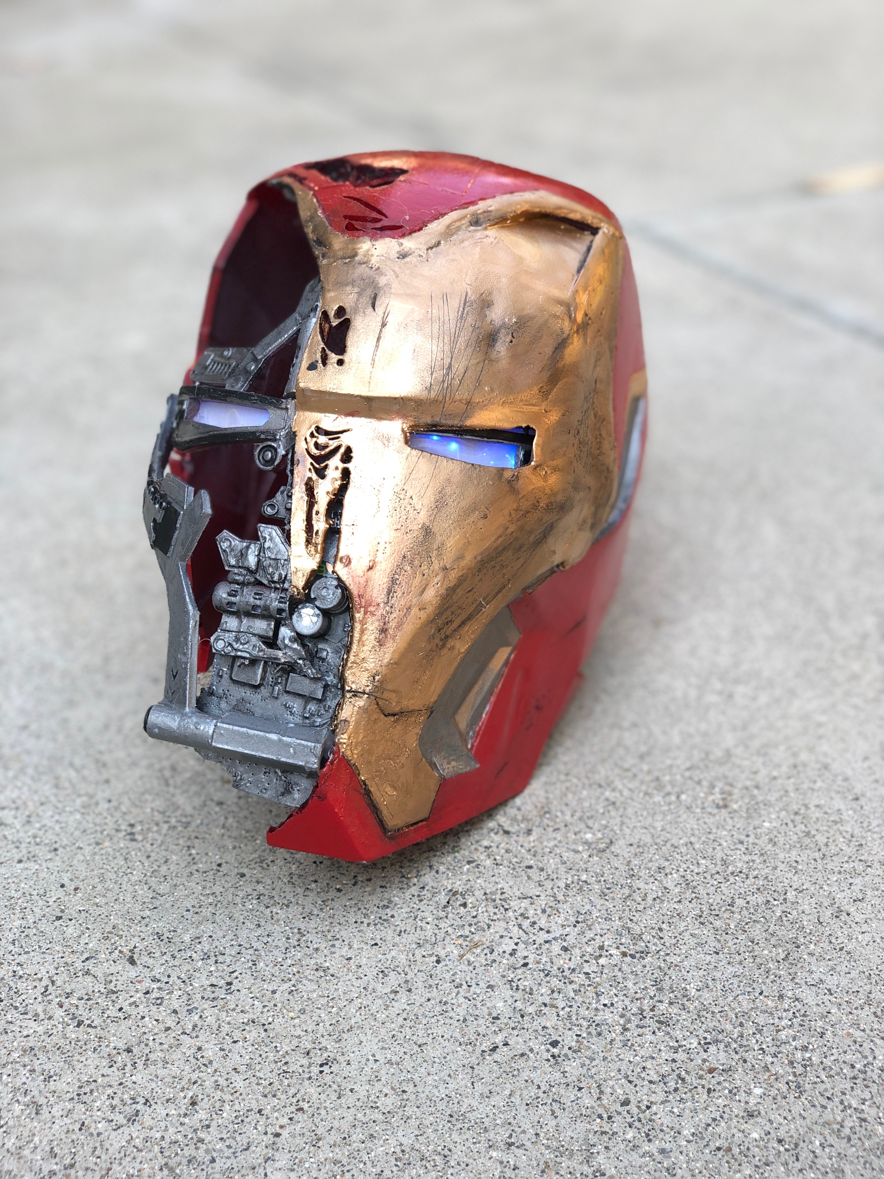Iron Man Helmet From Avengers Endgame Wallpapers