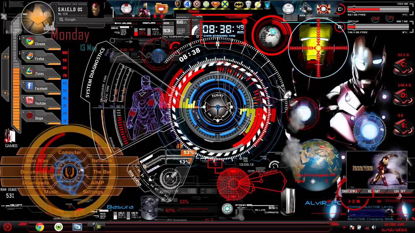 Iron Man Hud Wallpapers