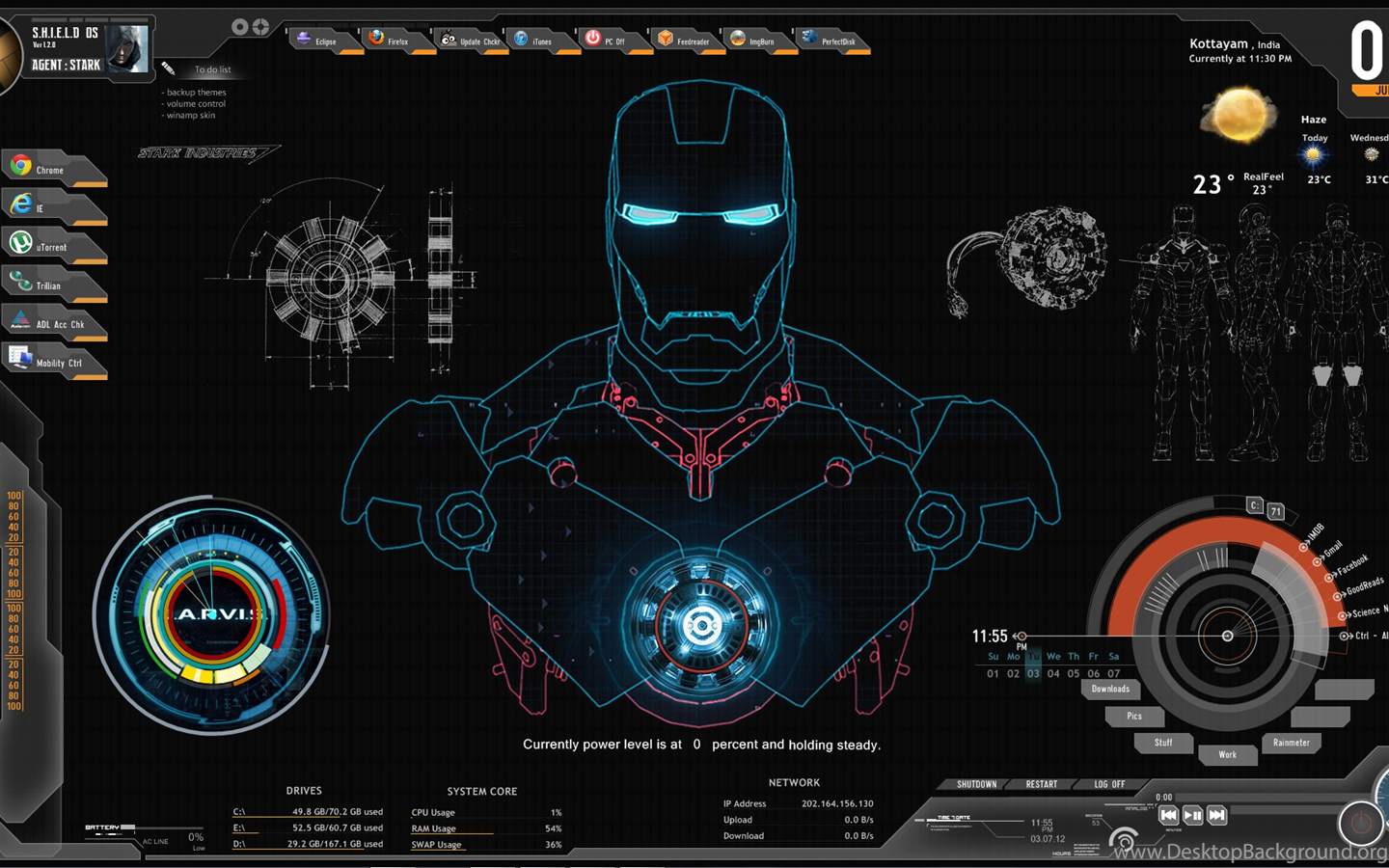 Iron Man Hud Wallpapers