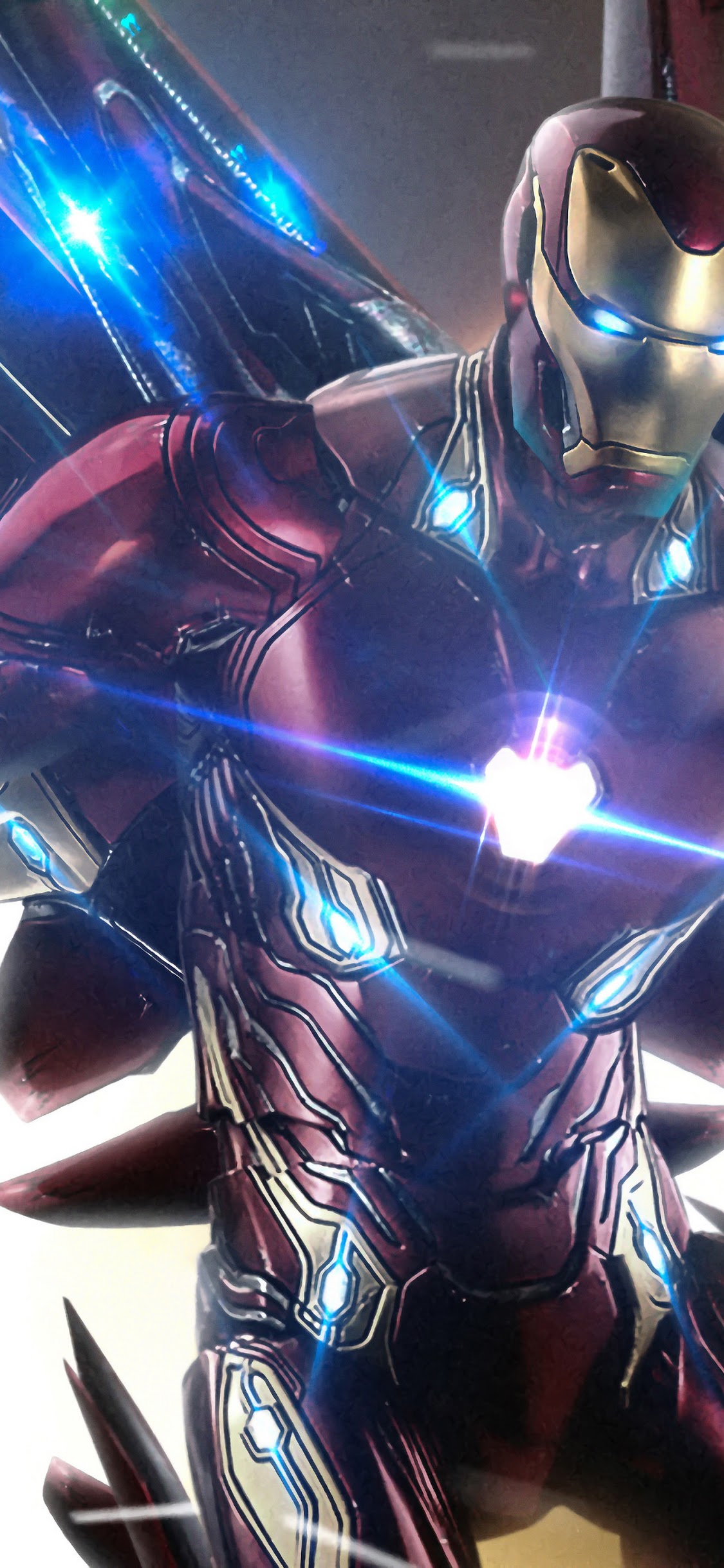 Iron Man Infinity Stones Suit Wallpapers